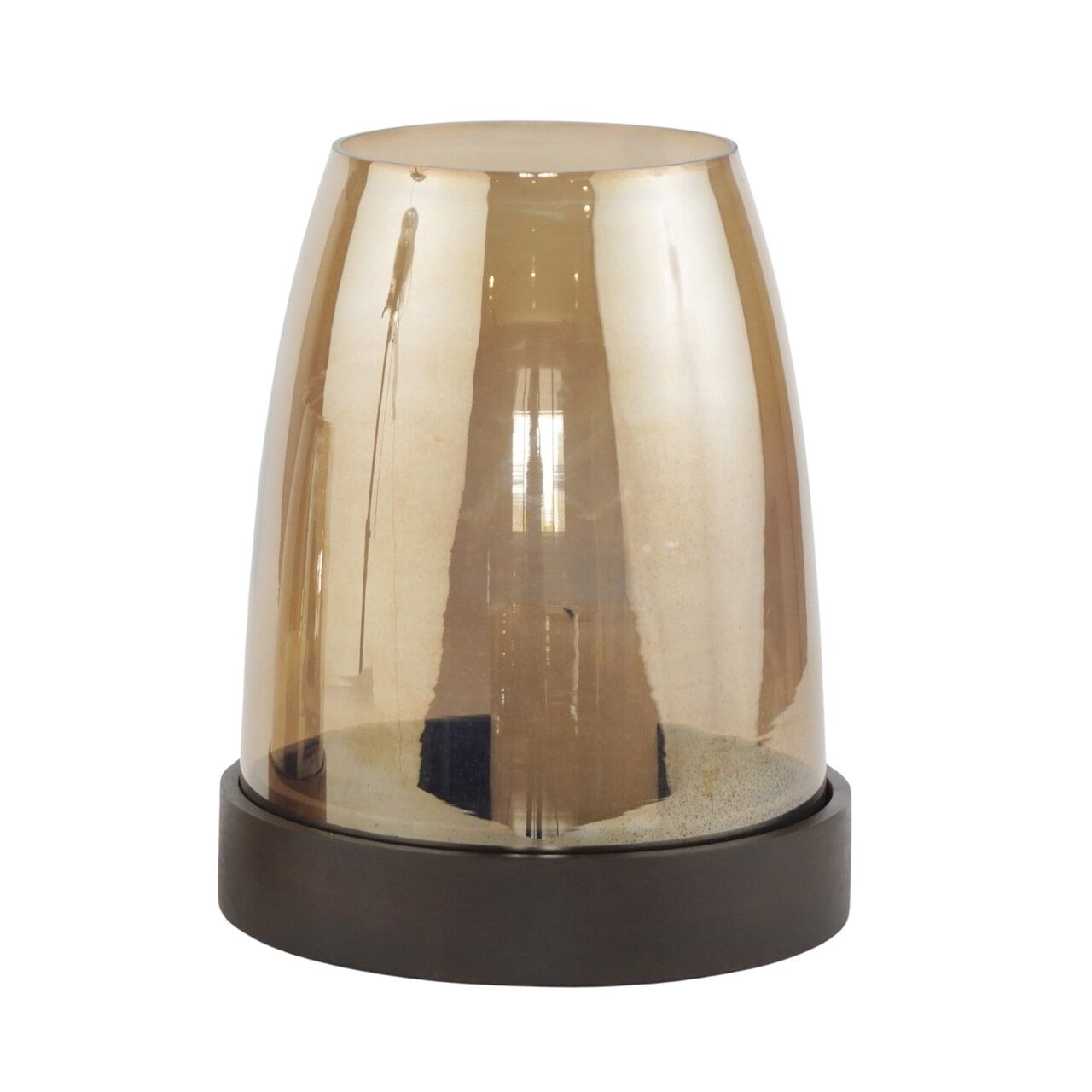 Richmond Windlicht Skye 35 cm – Warme Walnut‑afwerking