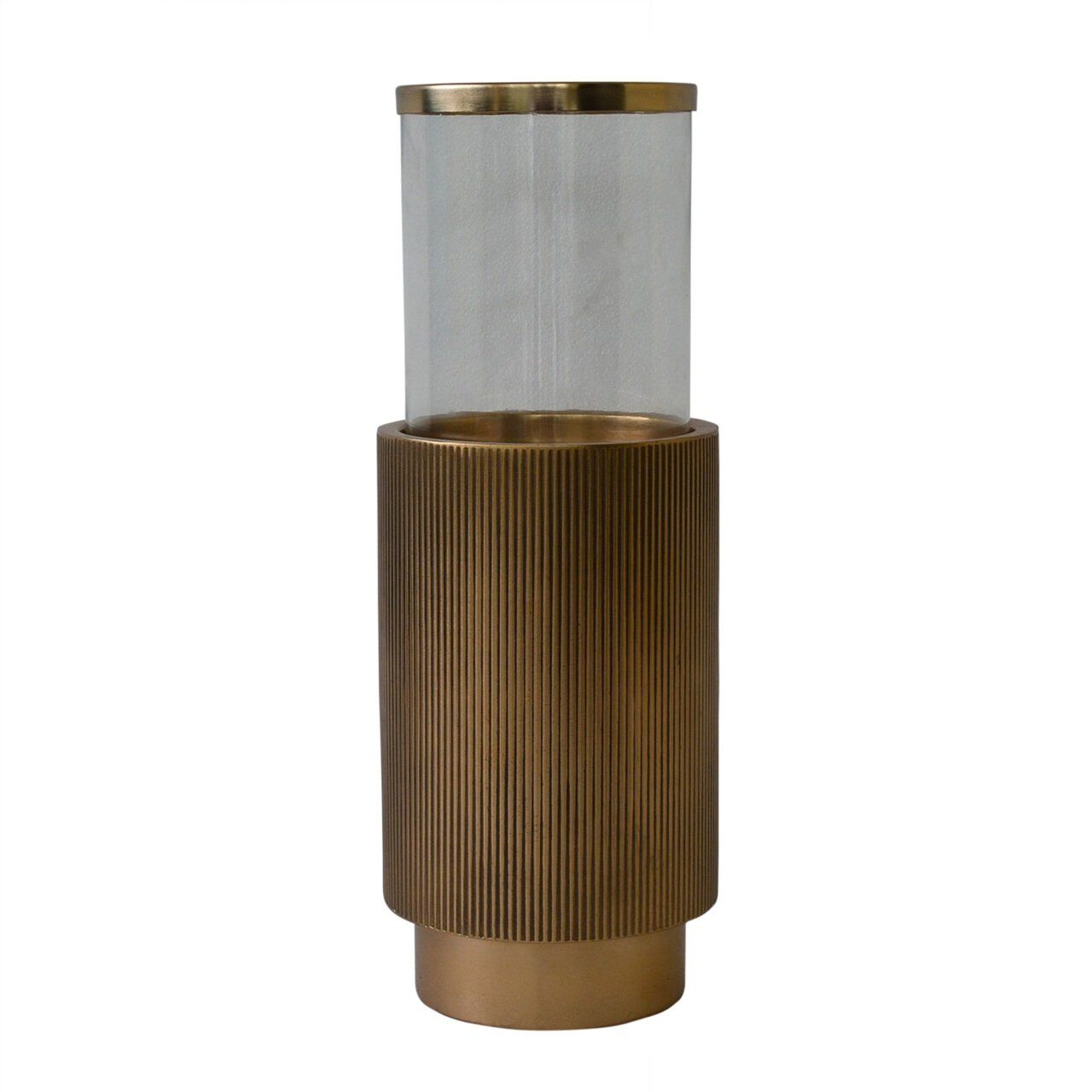 Richmond Windlicht Soreli 49 cm – Brass Antique, een warme blikvanger voor elk interieur