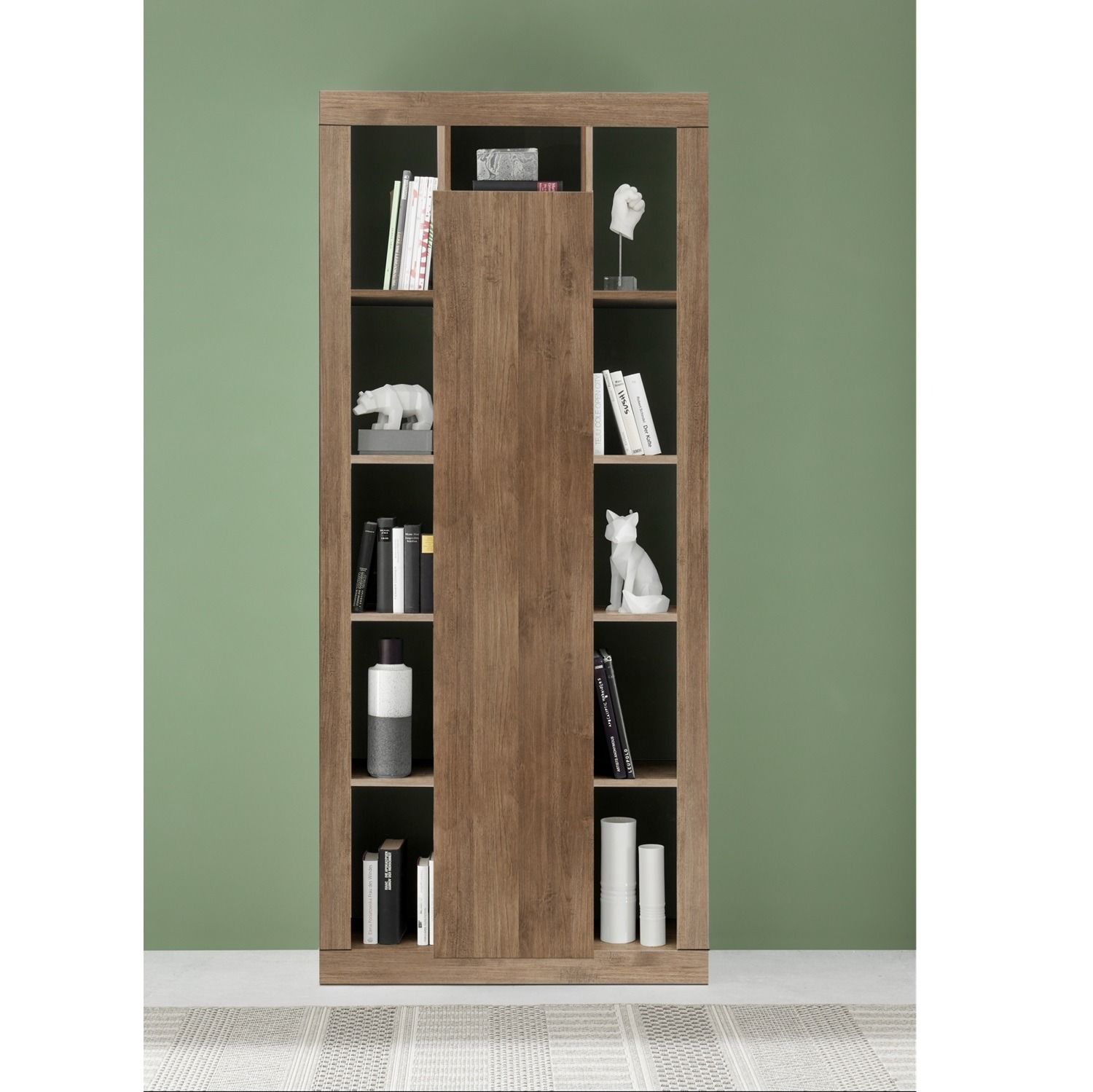 Rimini Boekenkast – Modern eiken design (95 × 217 cm)