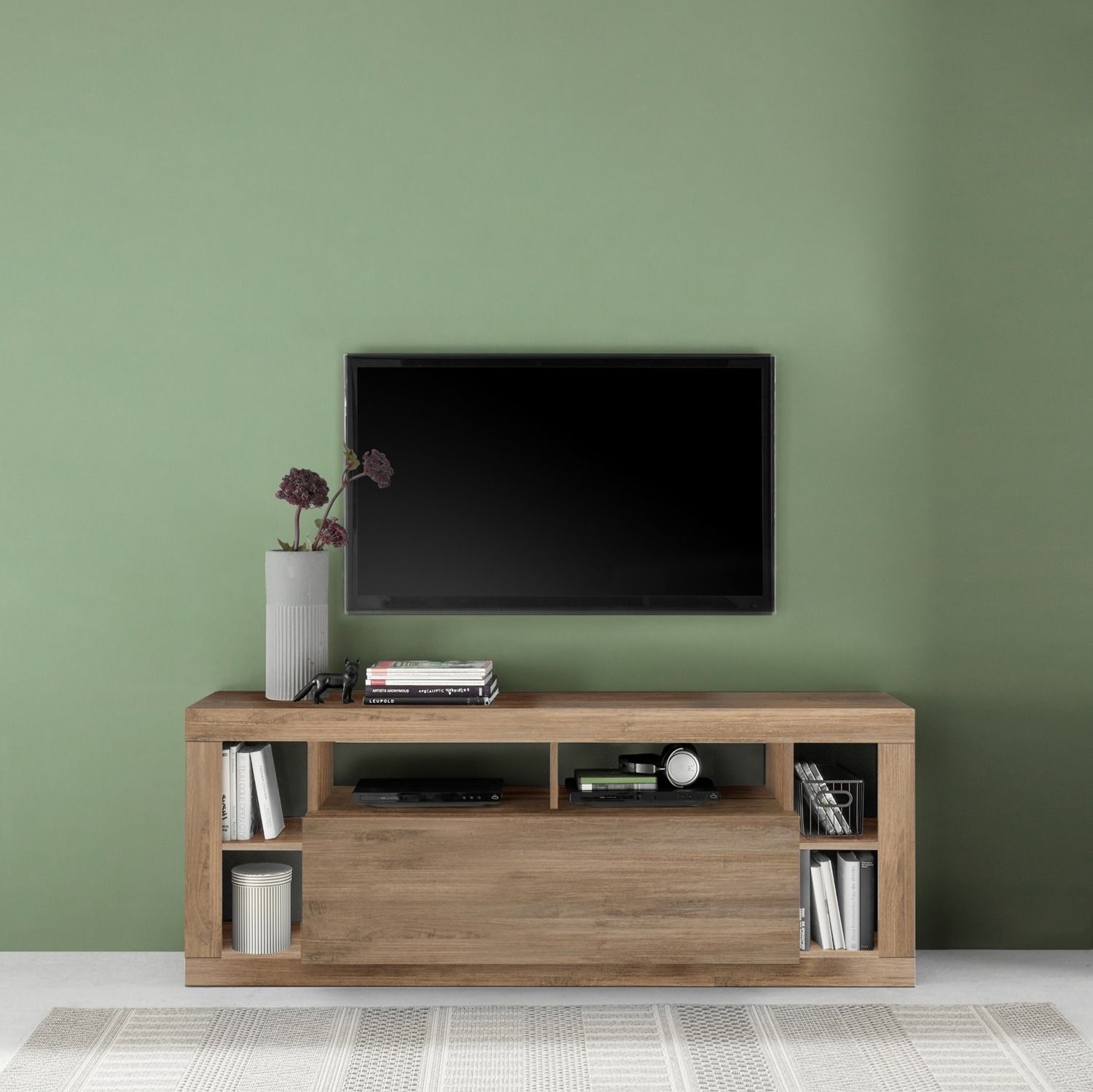 Rimini tv-meubel 172 cm – modern eiken design met ruime opbergruimte
