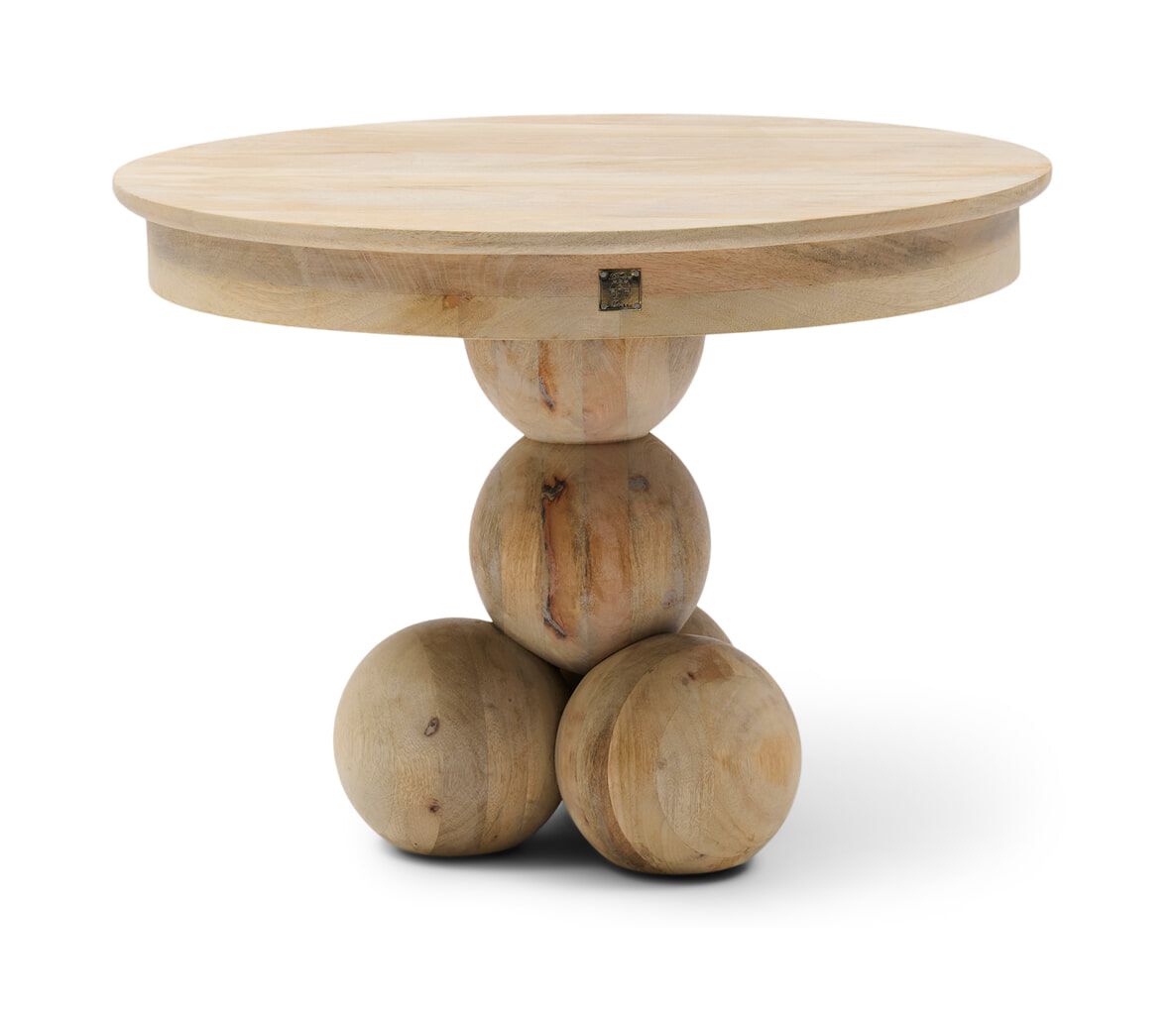 Rivièra Maison Anacapri Ronde Bijzettafel – 60 cm Mangohout, Naturel
