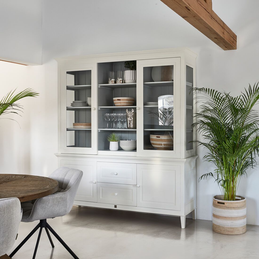 Rivièra Maison Bedford Cabinet XL – Luxe buffetkast van mangohout in wit