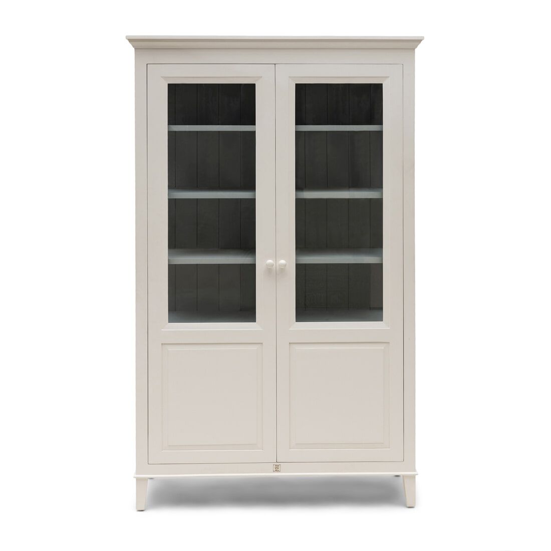 Rivièra Maison Bedford vitrinekast – witte buffetkast met mangohouten frame