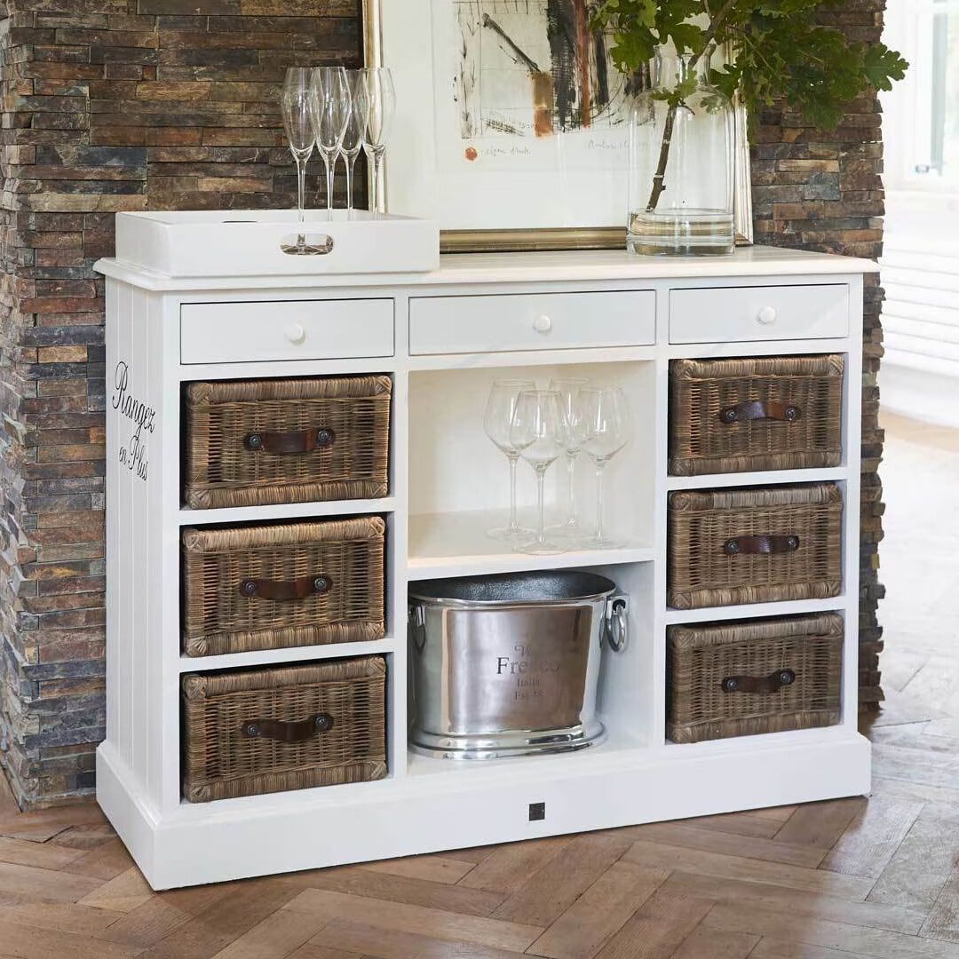 Rivièra Maison Dressoir Rangez en Plus – 114 cm Houten Opbergmeubel