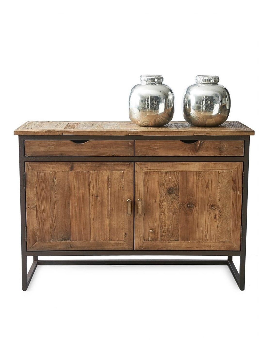 Rivièra Maison Dressoir Shelter Island – Industrieel Dressoir van Gerecycled Iepen‑ en Sparrenhout (120 cm)