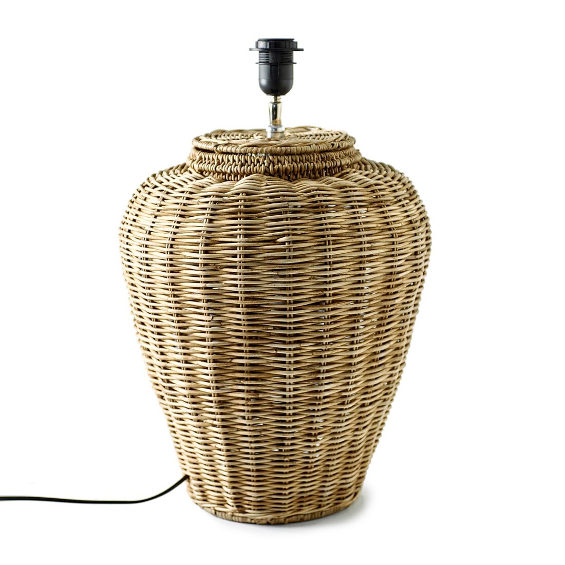 Rivièra Maison Grand Lobby Rotan Tafellamp – Natuurlijke Warmte voor Elke Kamer