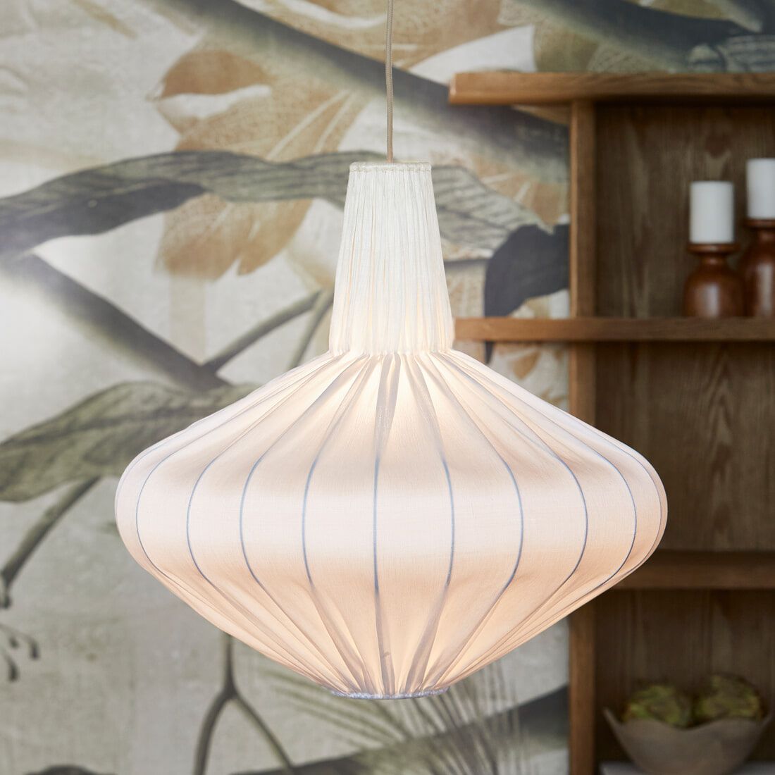 Rivièra Maison Hanglamp Marsala – Luxe Linnen Hanglamp in Beige