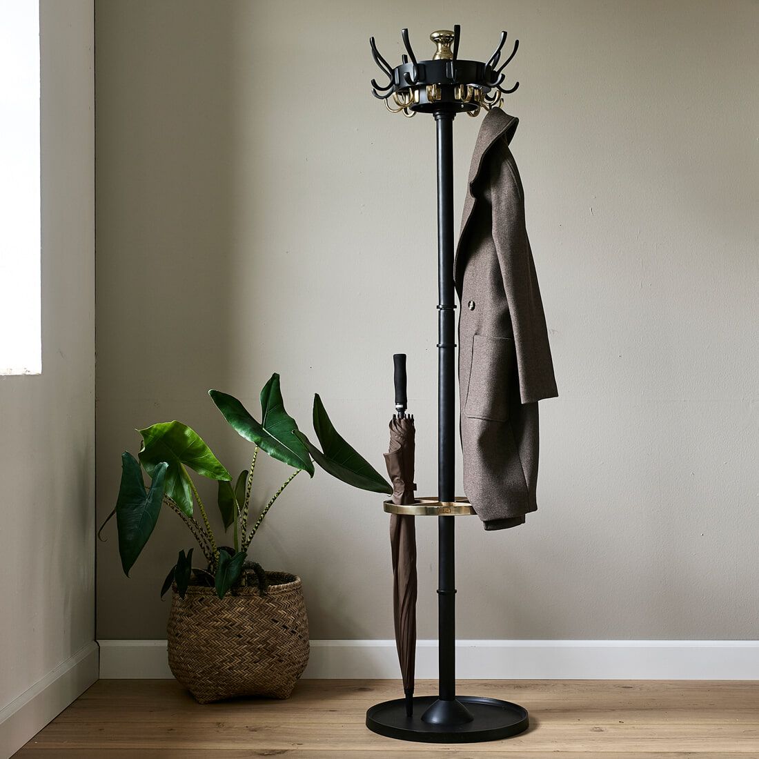 Rivièra Maison New York Staande Kapstok – 195 cm Zwart