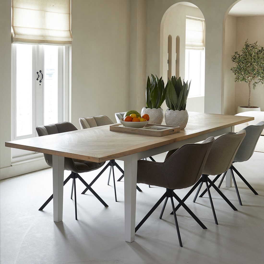 Rivièra Maison Pacifica Uitschuifbare Eettafel van Mangohout – Stijlvol en Flexibel