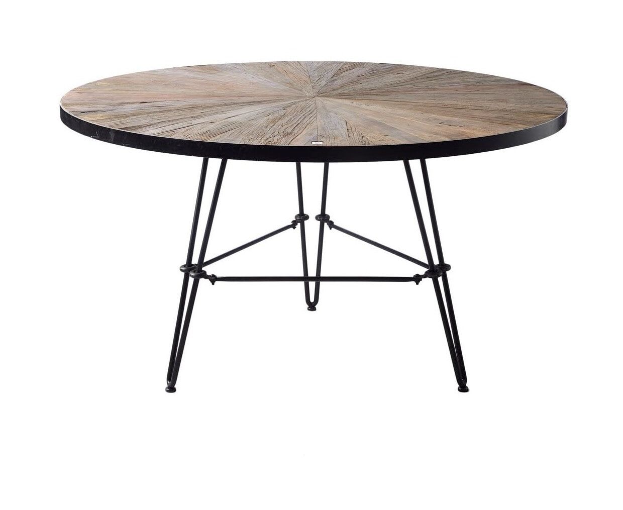 Rivièra Maison ronde eettafel Boston Harbor – 140 cm industrieel design