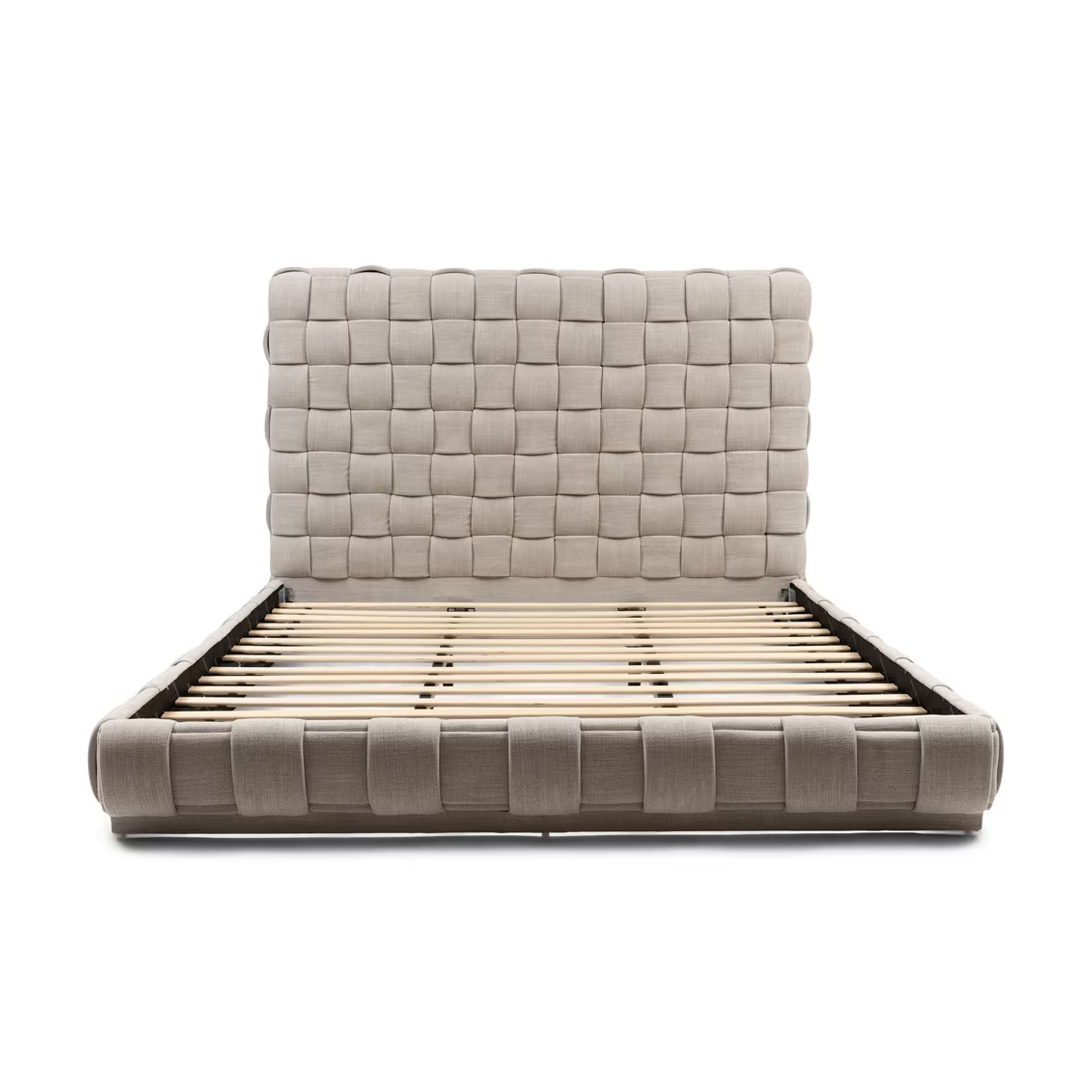 Rivièra Maison Room 48 bedframe – Luxe Mouliné Linen in Fabulous Flax