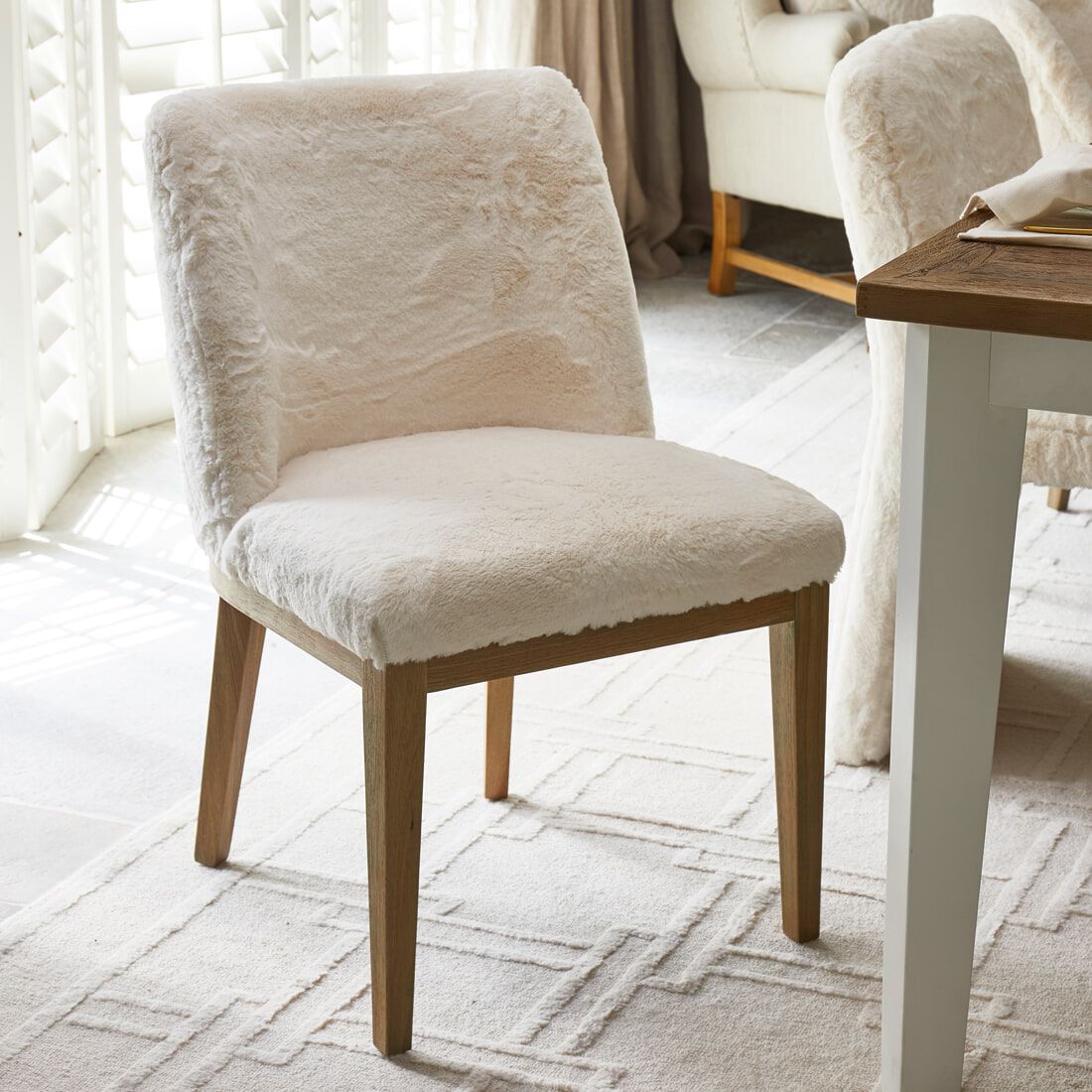 Rivièra Maison Whistler eetkamerstoel – luxe zitcomfort in stijlvol Snow