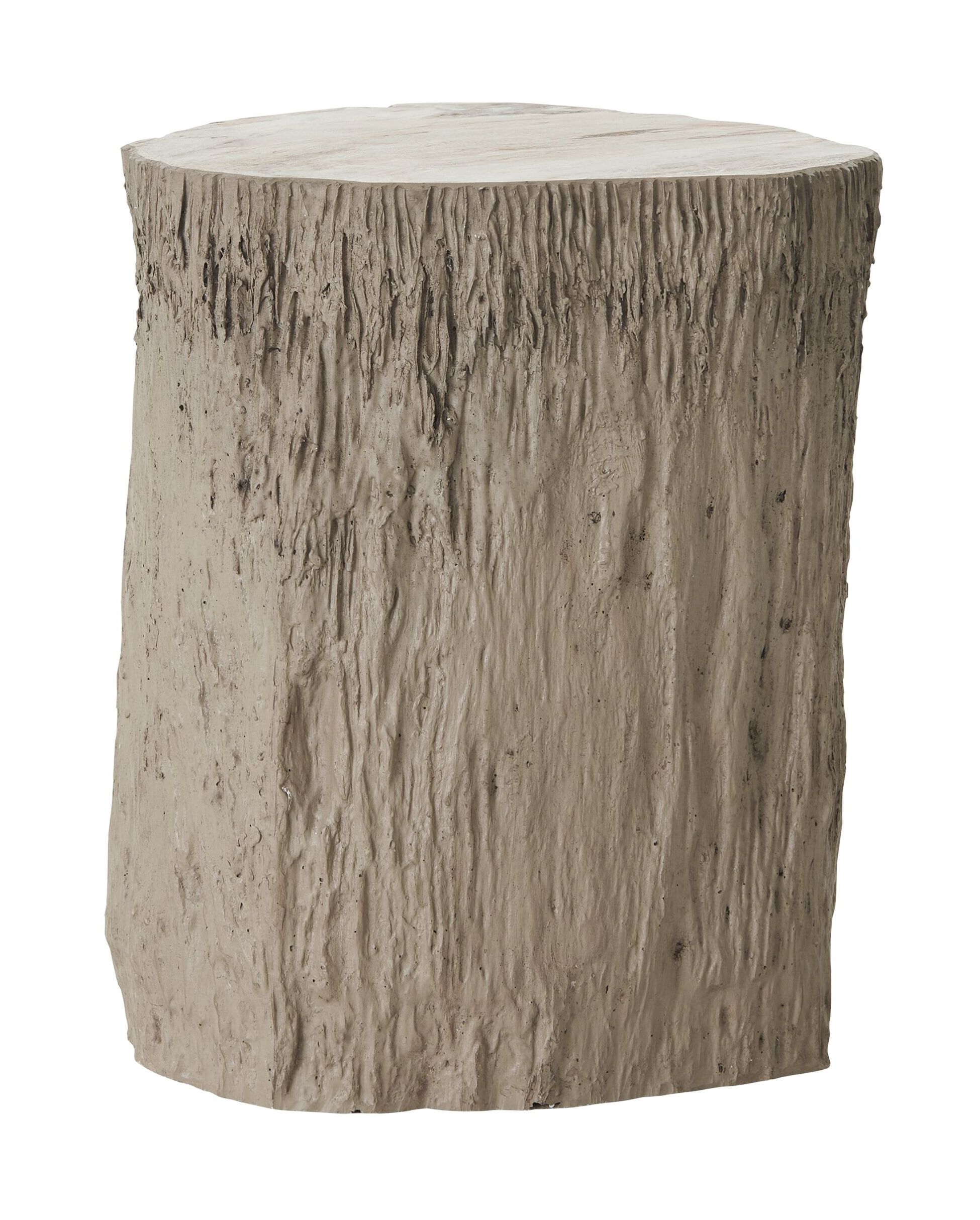 Rocca Bijzettafel van MUST Living – Tijdloos Rond Design in Versteend Hout