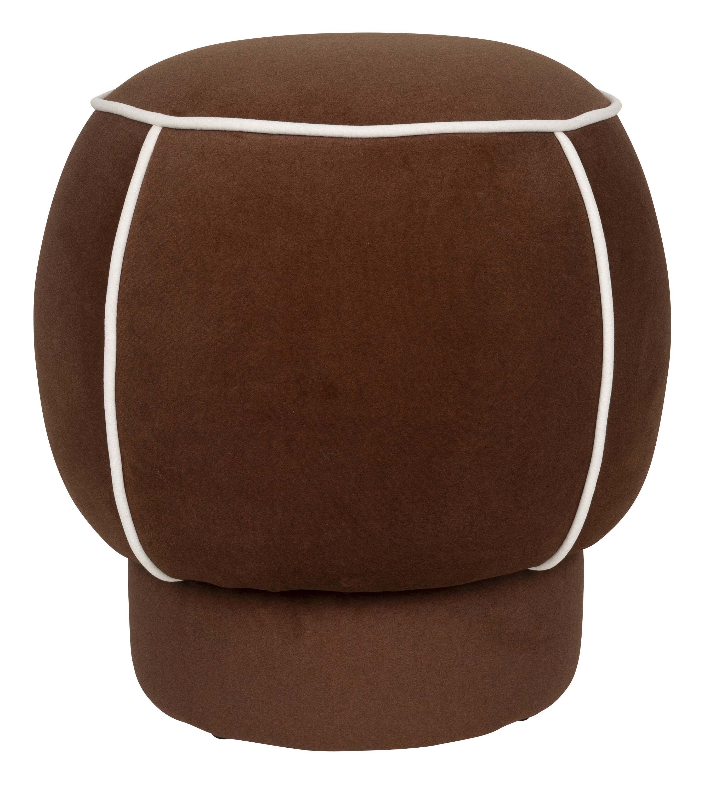 Rode ZILT Hocker Jannetta – Compacte, stijlvolle poef van 45 cm
