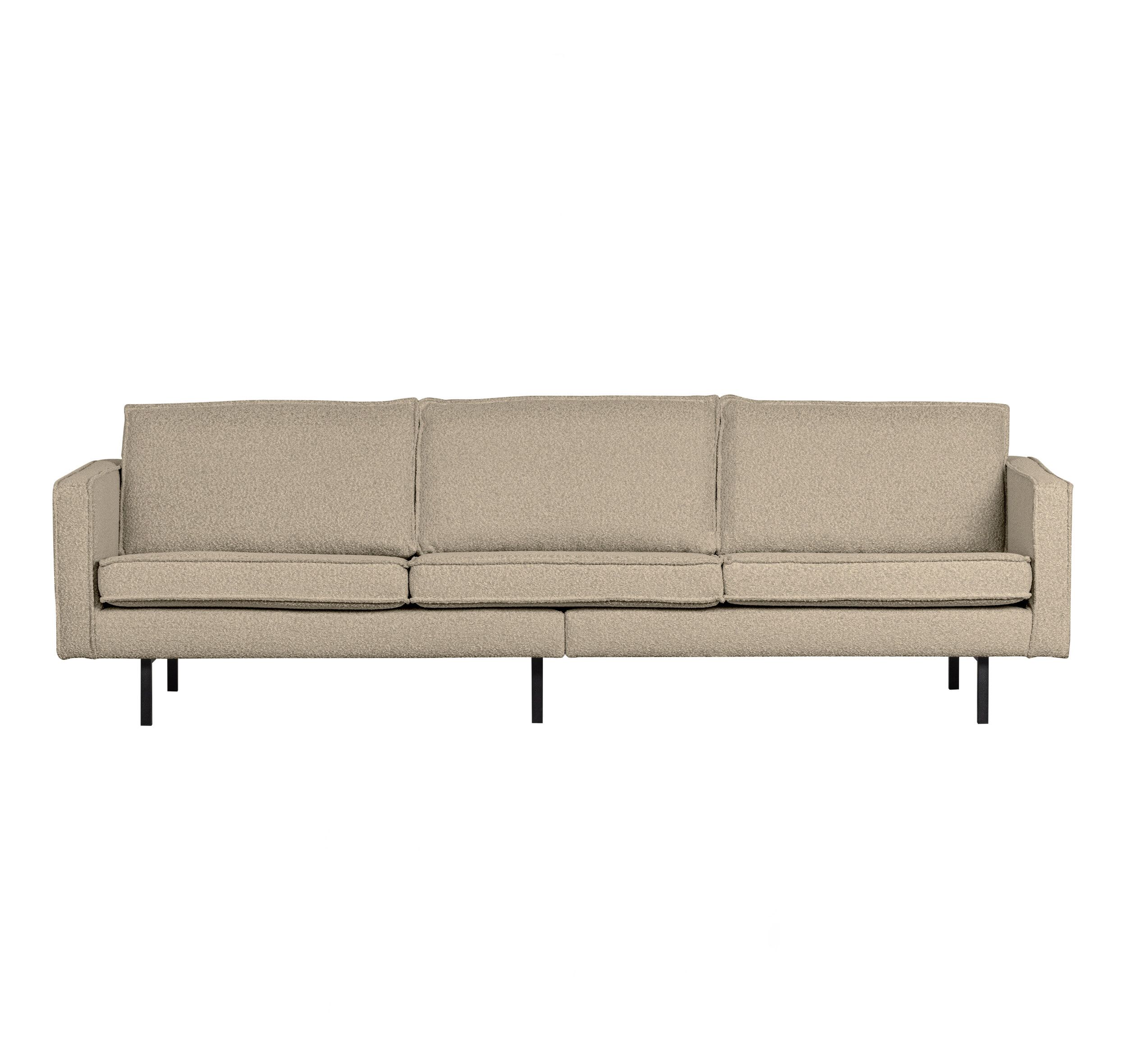 Rodeo 3‑zits bank in zachte bouclé – Beige