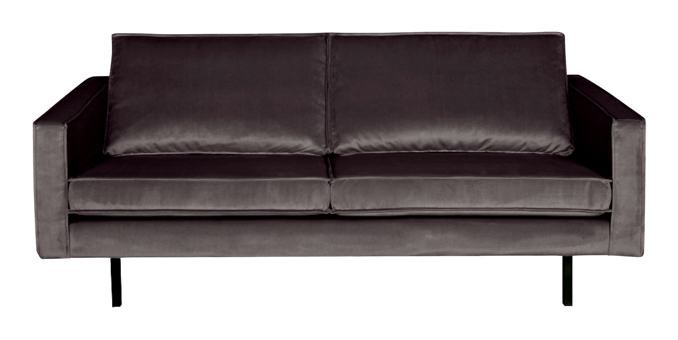 Rodeo Velvet 2,5‑zits bank – Modern comfort in antraciet