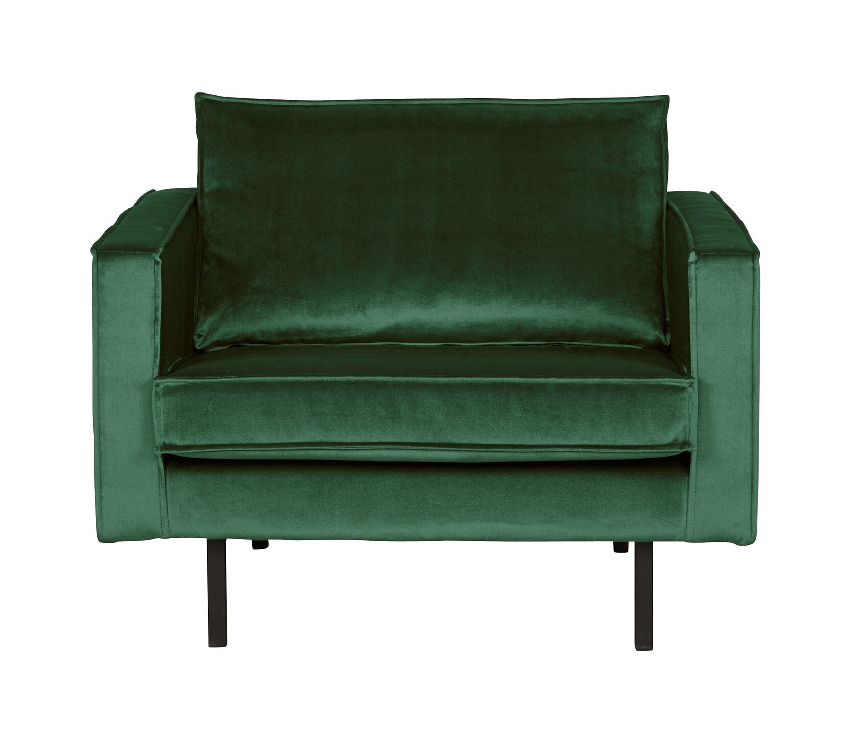 Rodeo Velvet Fauteuil – Forest Green, stoer comfort voor modern wonen
