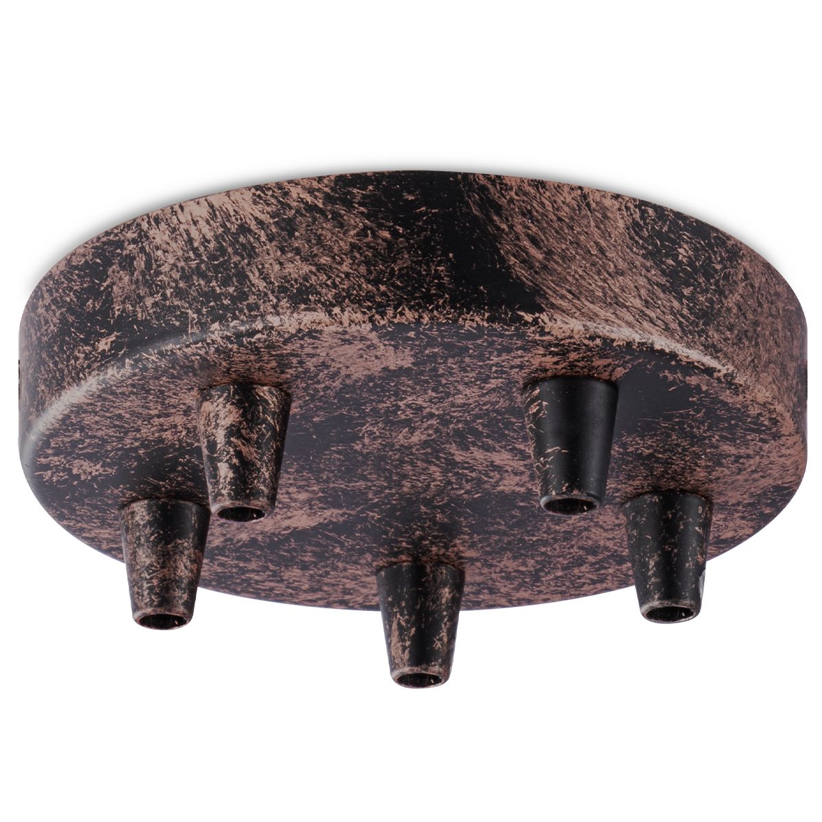 Roestbruin metalen plafondkap 5L – DIY pendel van Home Sweet Home