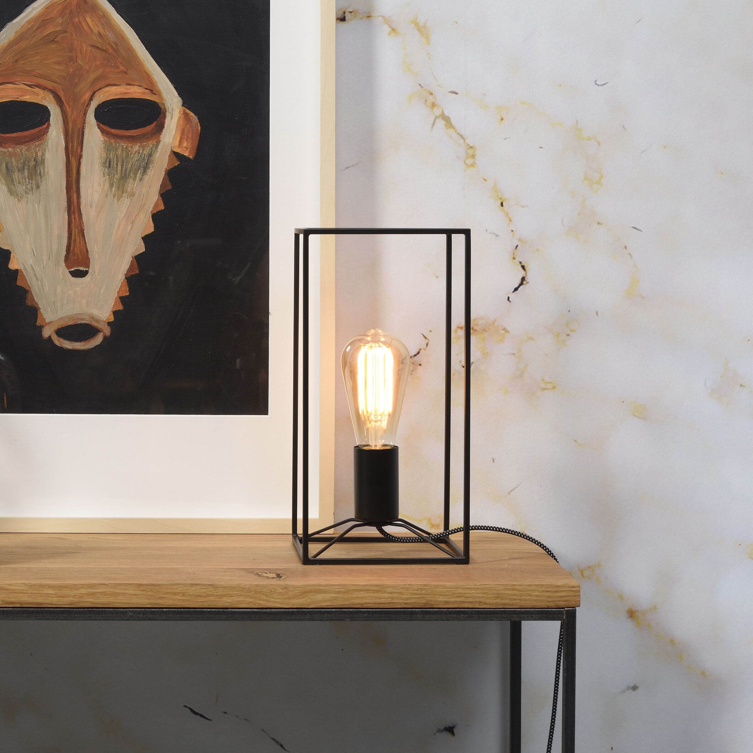 RoMi Antwerp Tafellamp – Zwart Design voor een Stijlvolle Sfeer
