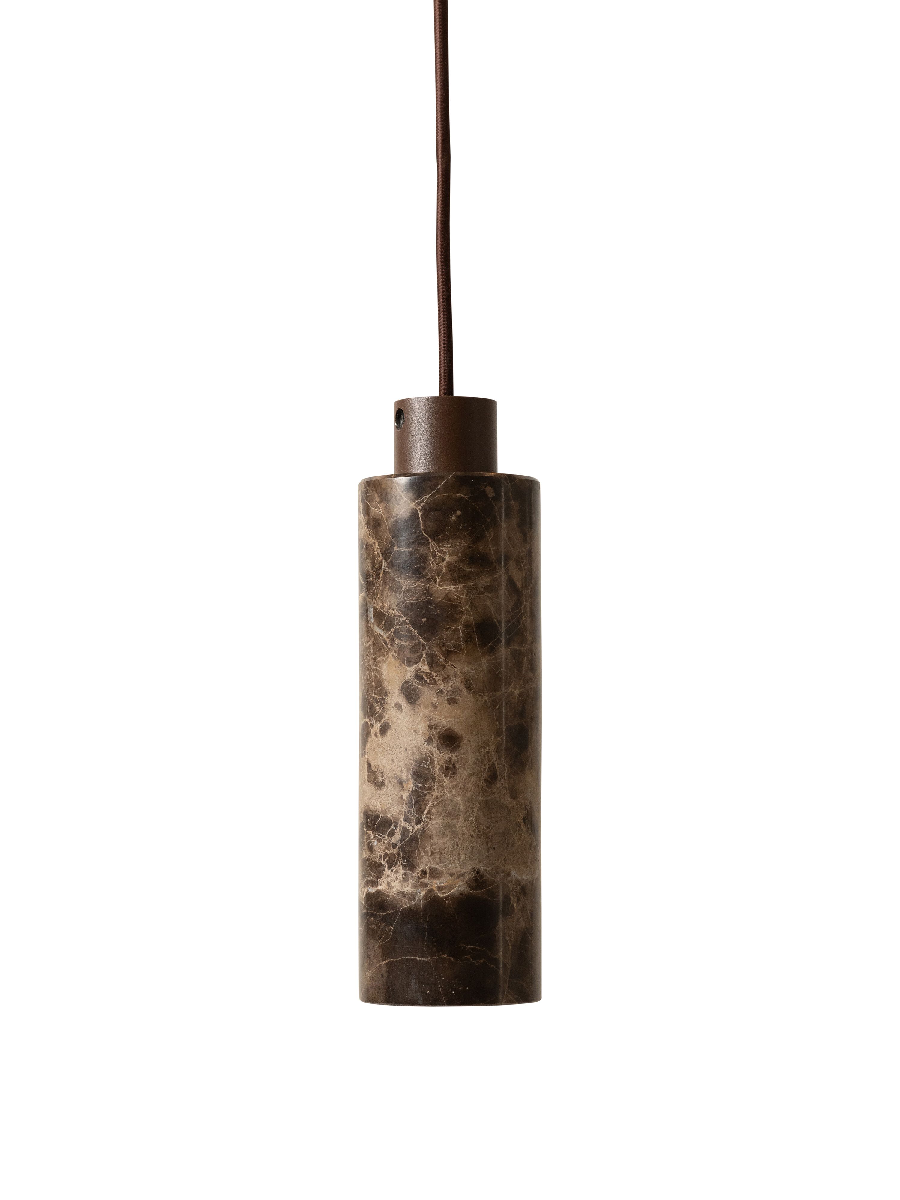 RoMi Tivoli Hanglamp – Elegante bruine marmeren uitstraling