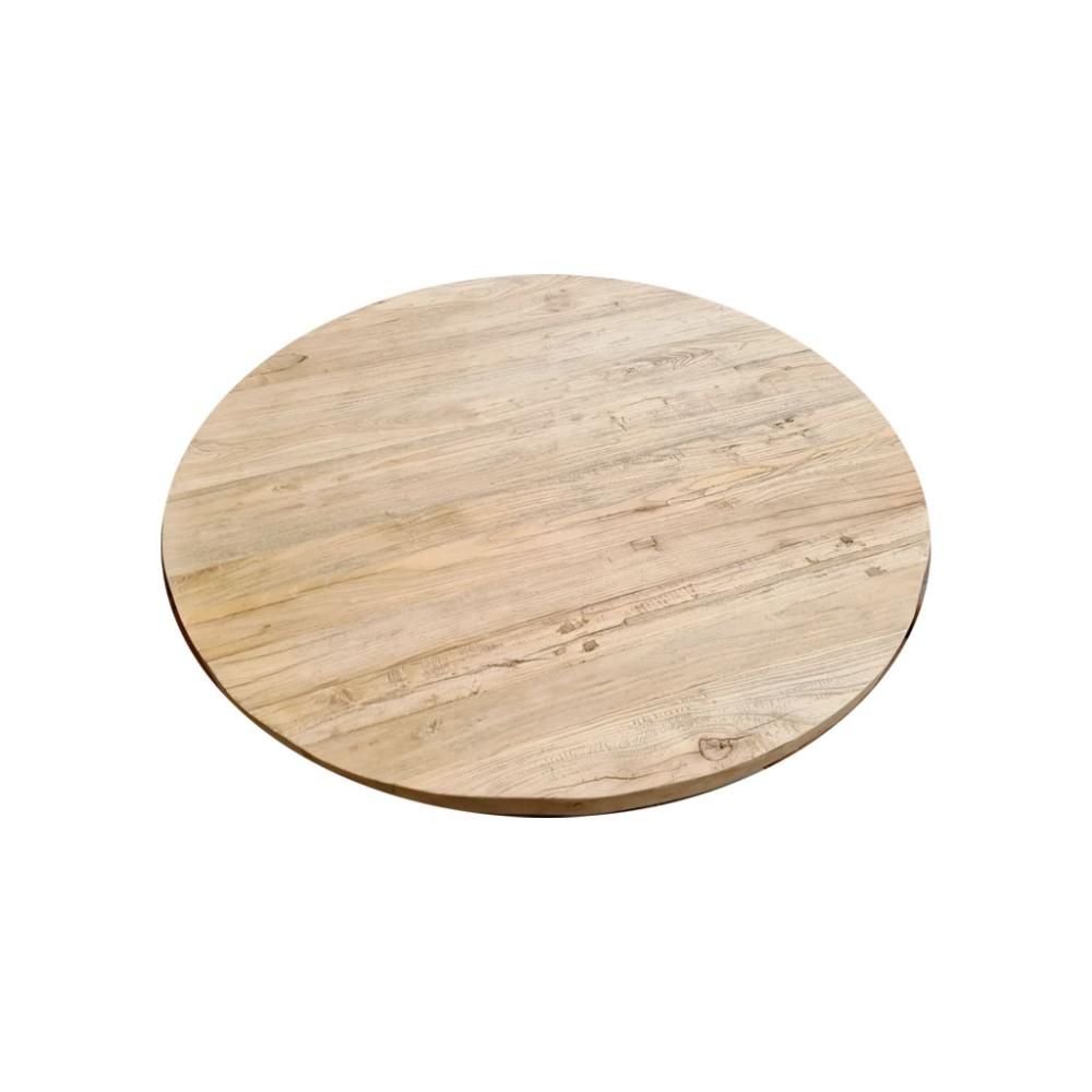 Rond elmtak van 70 cm – massief, duurzaam en natuurlijk design
