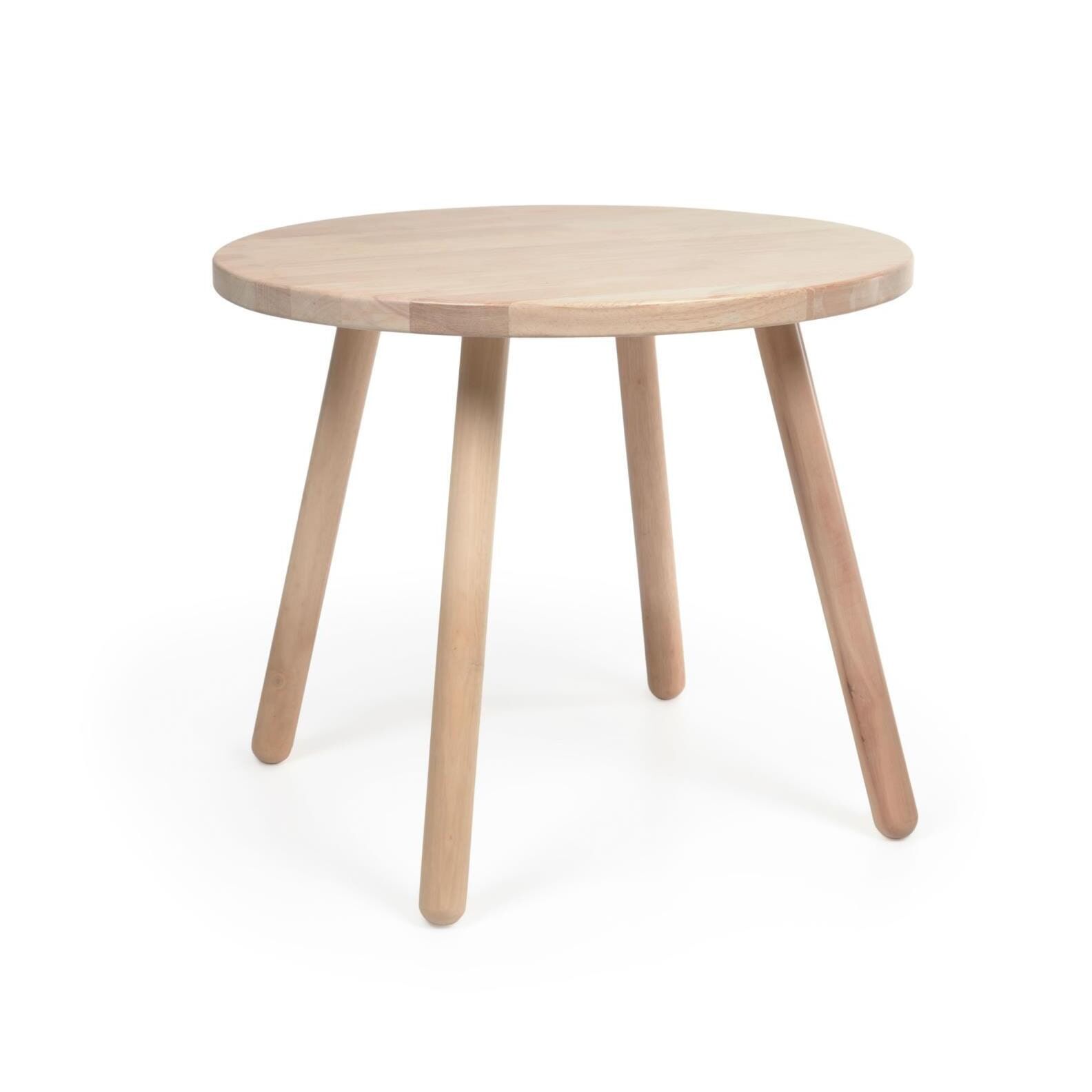 Rond Kindertafel Dilcia 55 cm – Naturel van Kave Home