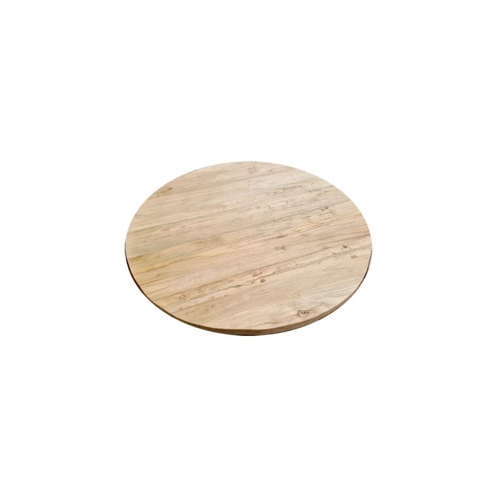 Rond Tafelblad van Massief Elzenhout – 40 cm, Duurzaam en Stijlvol