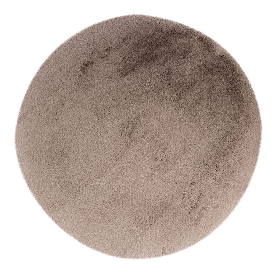 Rond Vloerkleed Indy 200 cm – Luxe Taupe van LABEL51
