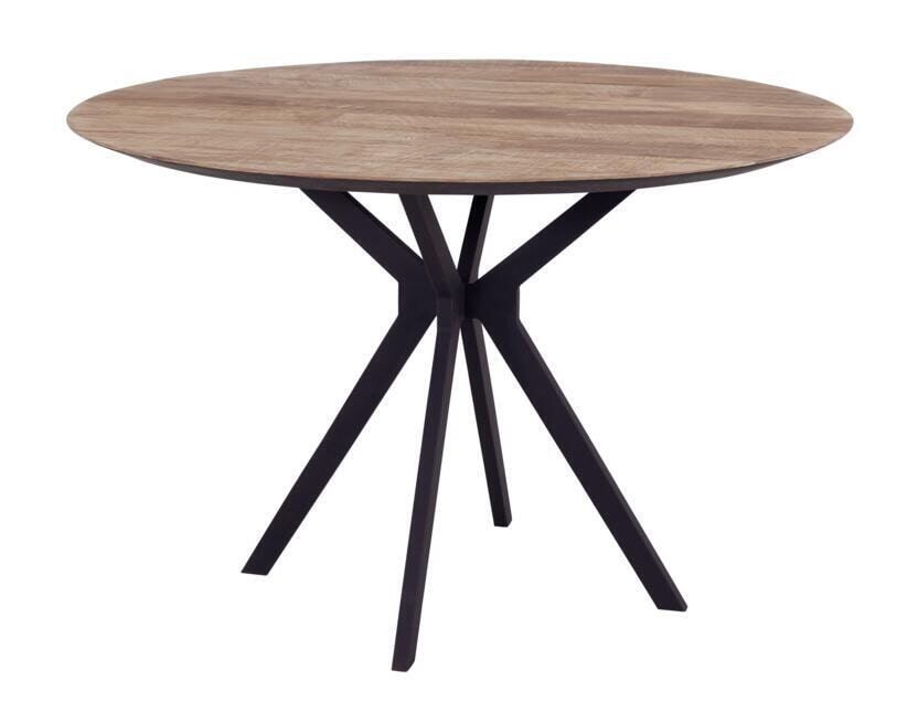 Ronde Bartafel Metropole van DTP Home – Natuurlijke Teakhouten Elegantie (140 cm)