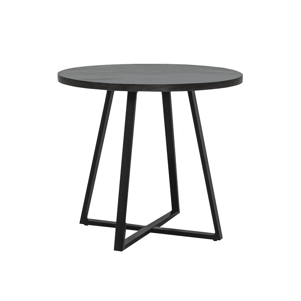 Ronde Bartafel Scala van Tower Living – 100 cm Mangohout in Olijfbruin