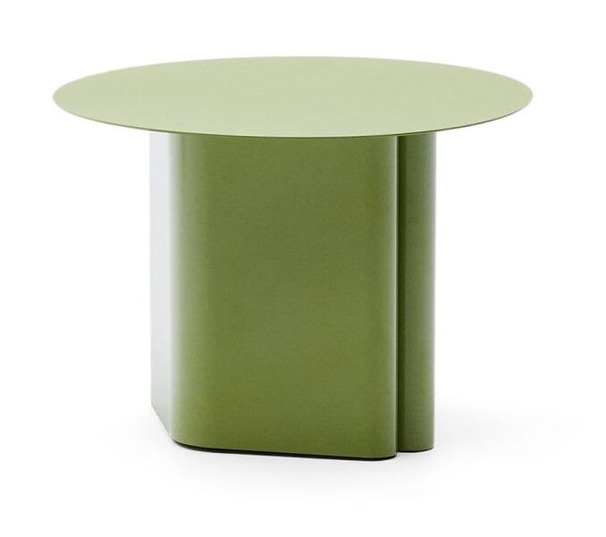 Ronde Bijzettafel Arvin 55 cm – Groen van Kave Home