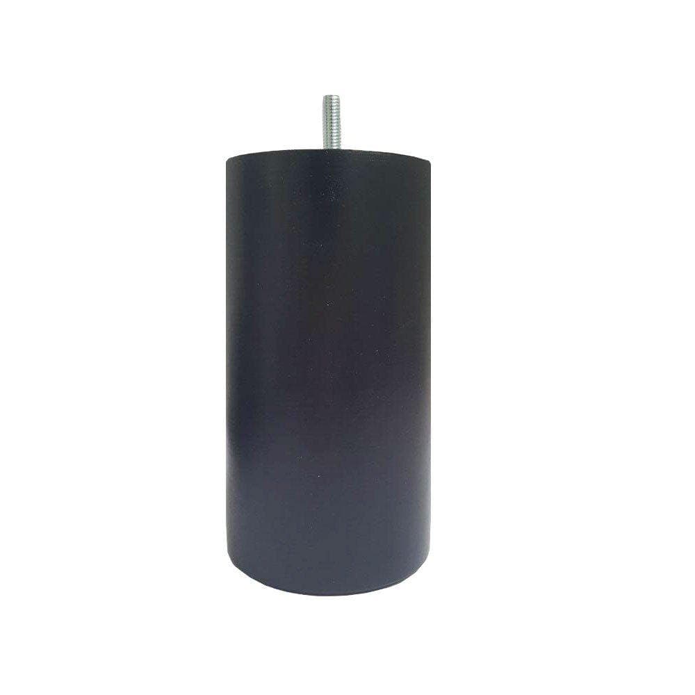 Ronde bruine meubelpoot van massief hout – M8, Ø 9 cm, 16 cm hoog