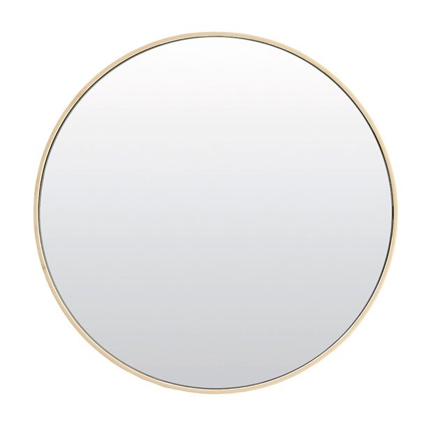 Ronde Crèmekleurige Spiegel Espejo 96 cm – Light & Living