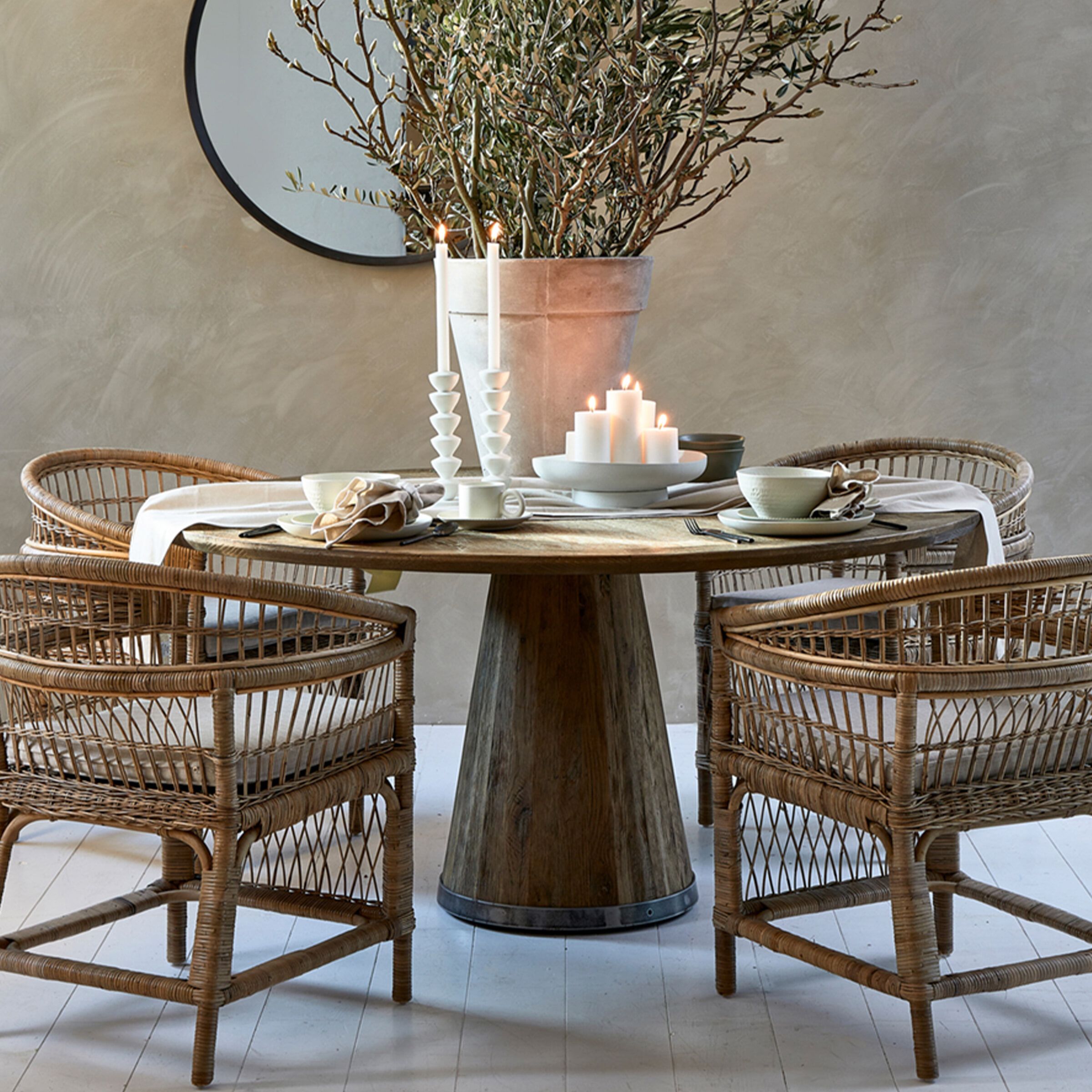 Ronde eettafel Rivièra Maison Siroko Beach – 160 cm duurzaam design