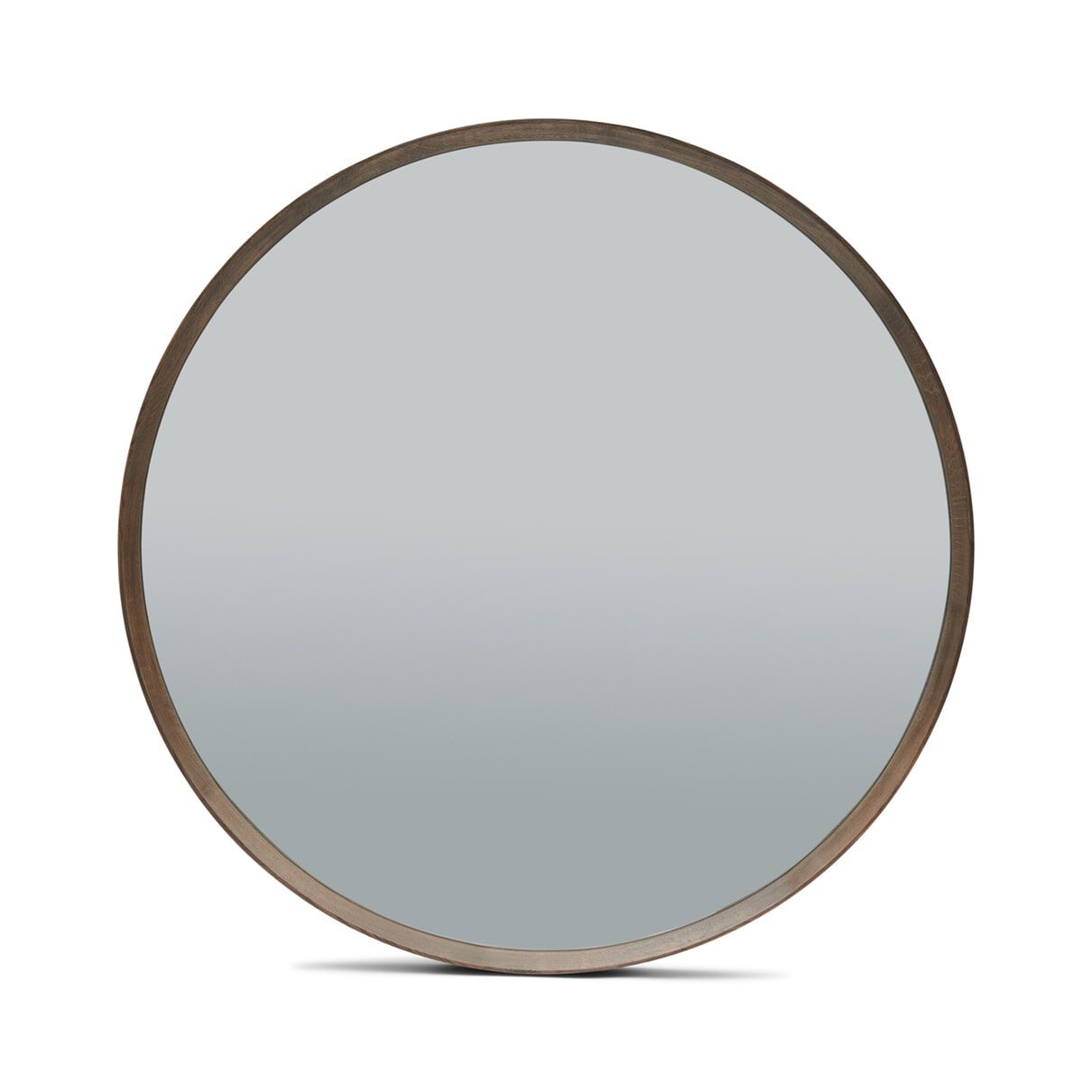 Ronde eikenhouten spiegel Place des Voges – 100 cm, stijlvol en duurzaam