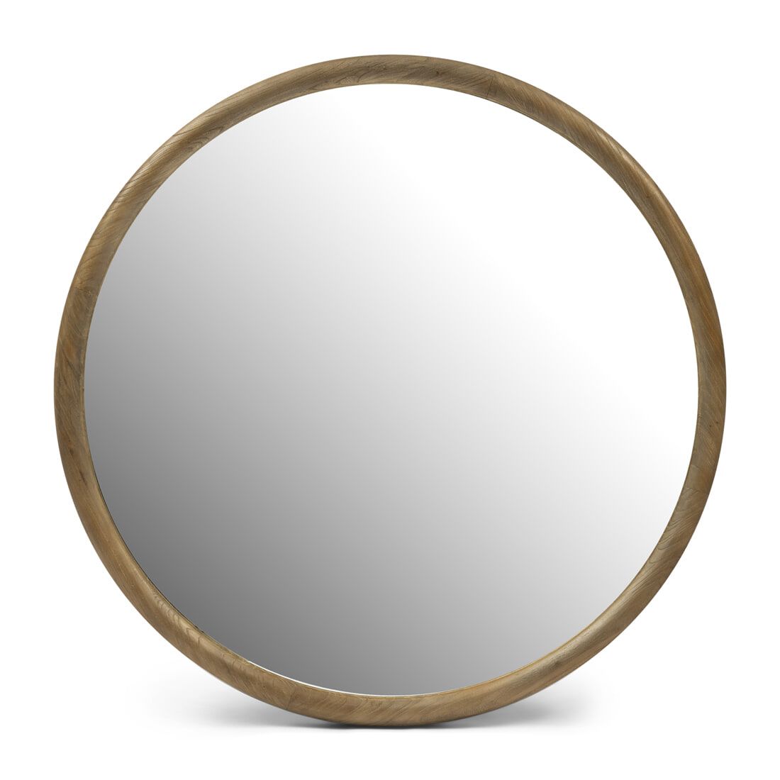 Ronde Isola Spiegel van Rivièra Maison – 120 cm bruine elegantie voor elke ruimte