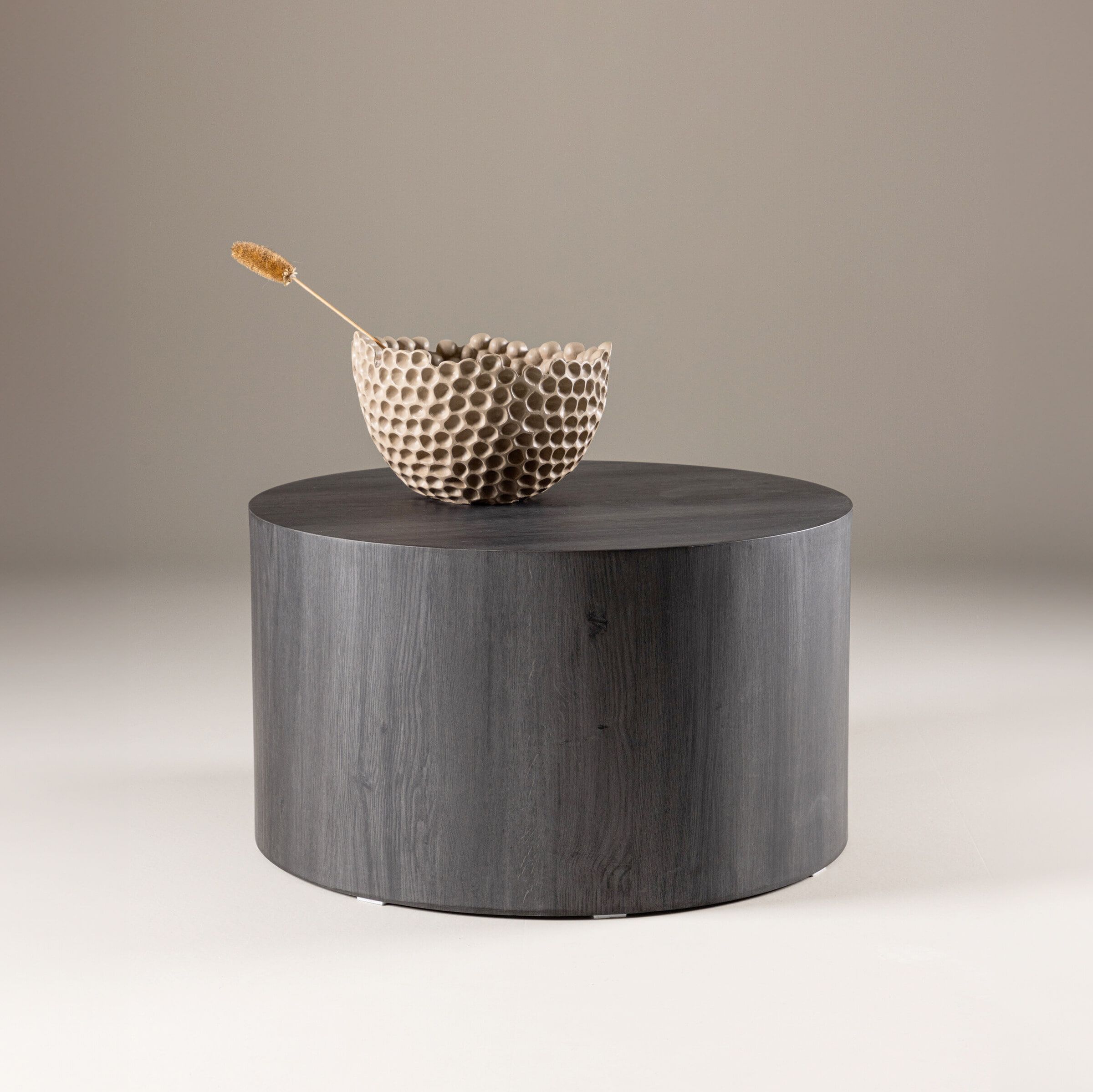 Ronde Salontafel Katiana 80 cm – Stijlvol Zwart van Nohr