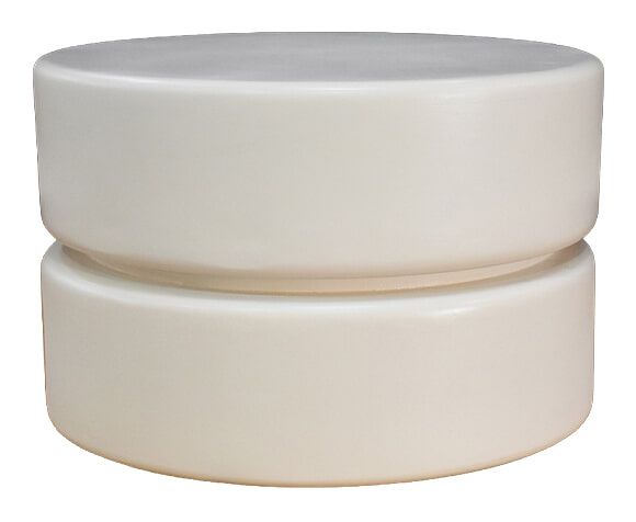 Ronde Salontafel Milly van LABEL51 – Mangohout in Soft Sand, 50 cm