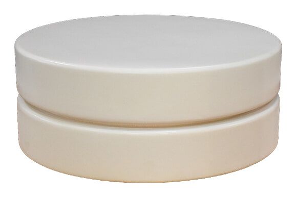 Ronde Salontafel Milly van LABEL51 – Mangohout Soft Sand, 70 cm