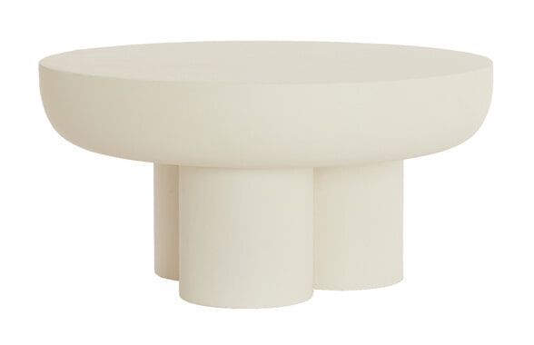 Ronde salontafel Mizuho van Light & Living – Crème, compact en stijlvol