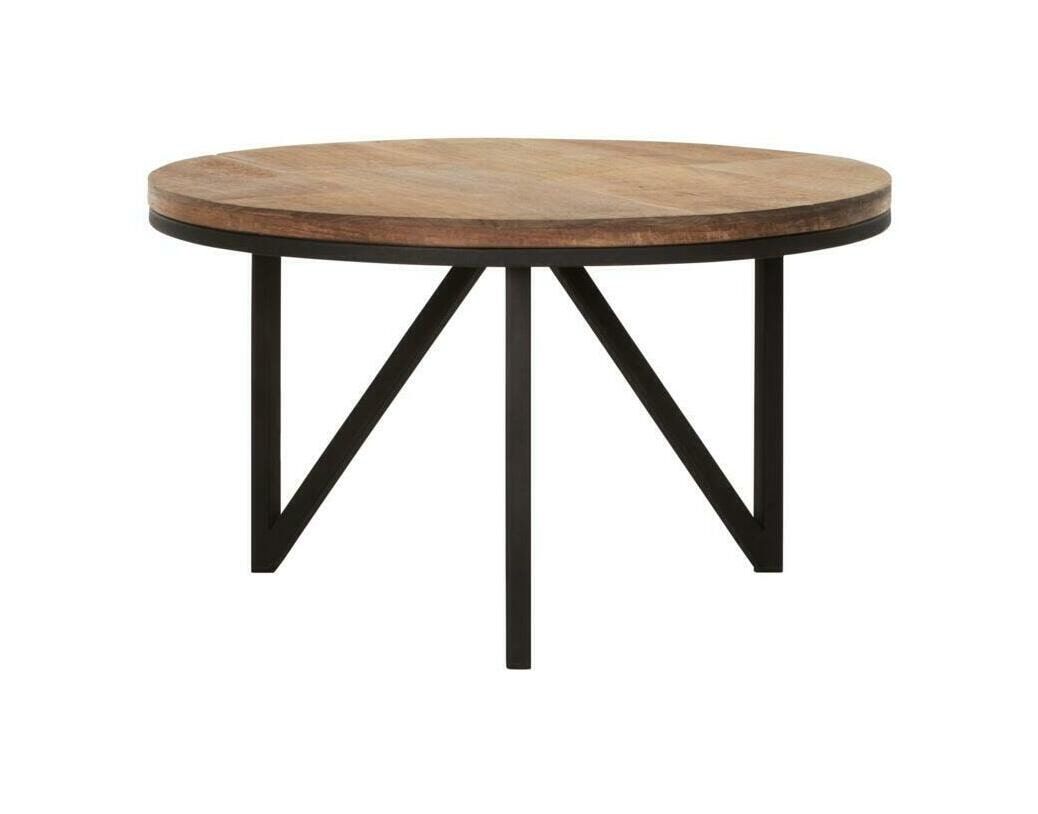 Ronde Salontafel Odeon van Gerecycled Teakhout – DTP Home