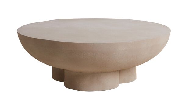 Ronde salontafel Polinna 90 cm – Mat Zand – Light & Living