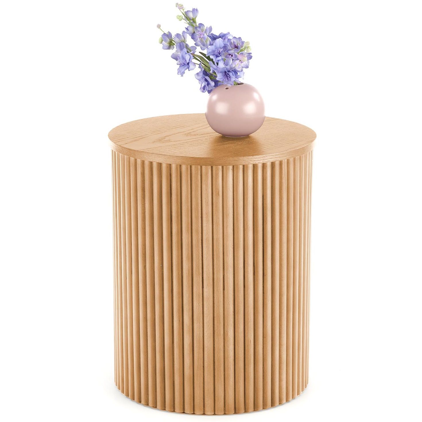 Ronde Salontafel Woody‑S 40×40 cm – Compacte Scandinavische Designklassieker