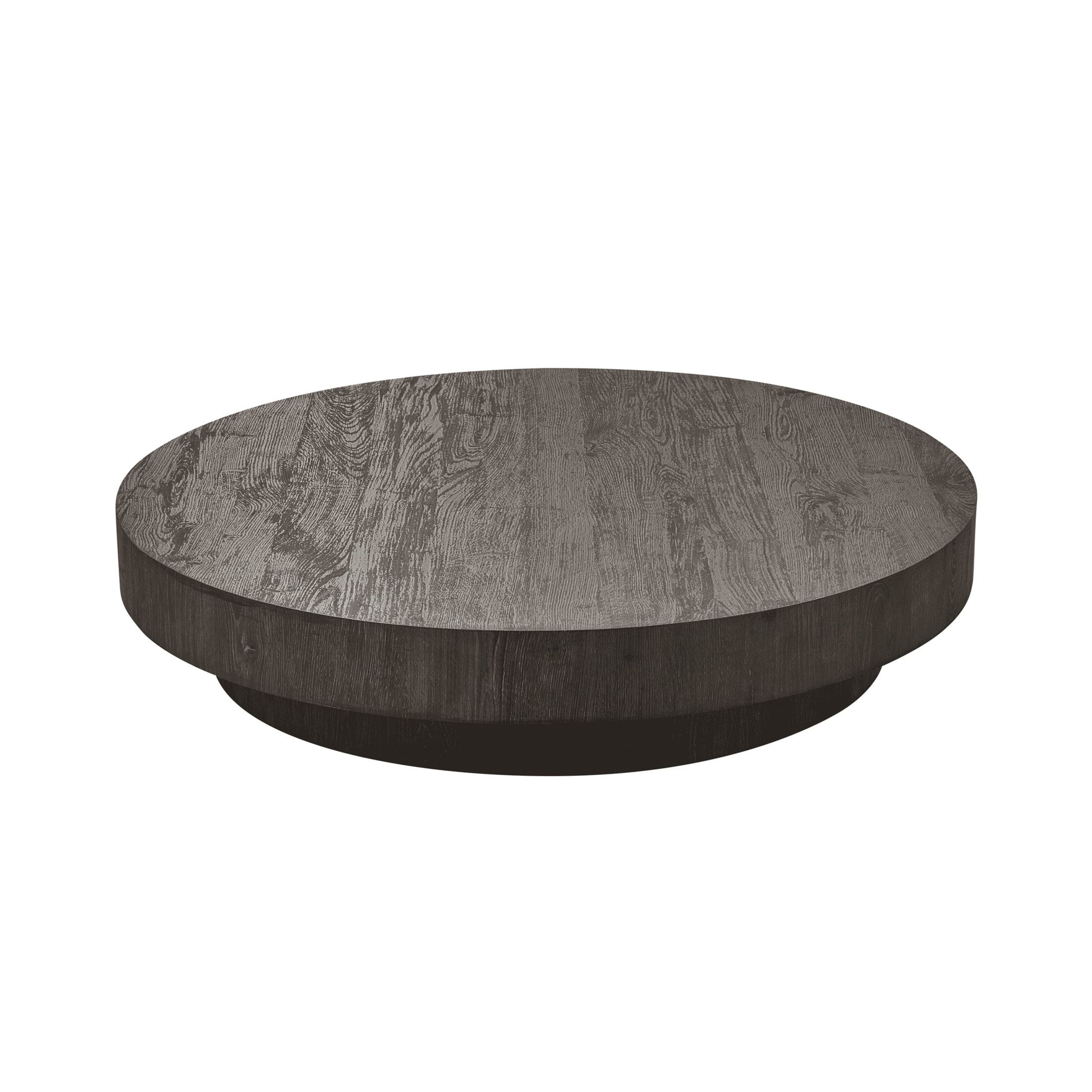 Ronde vtwonen Shield Too Salontafel – 100 cm, Donkerbruin Japandi Design