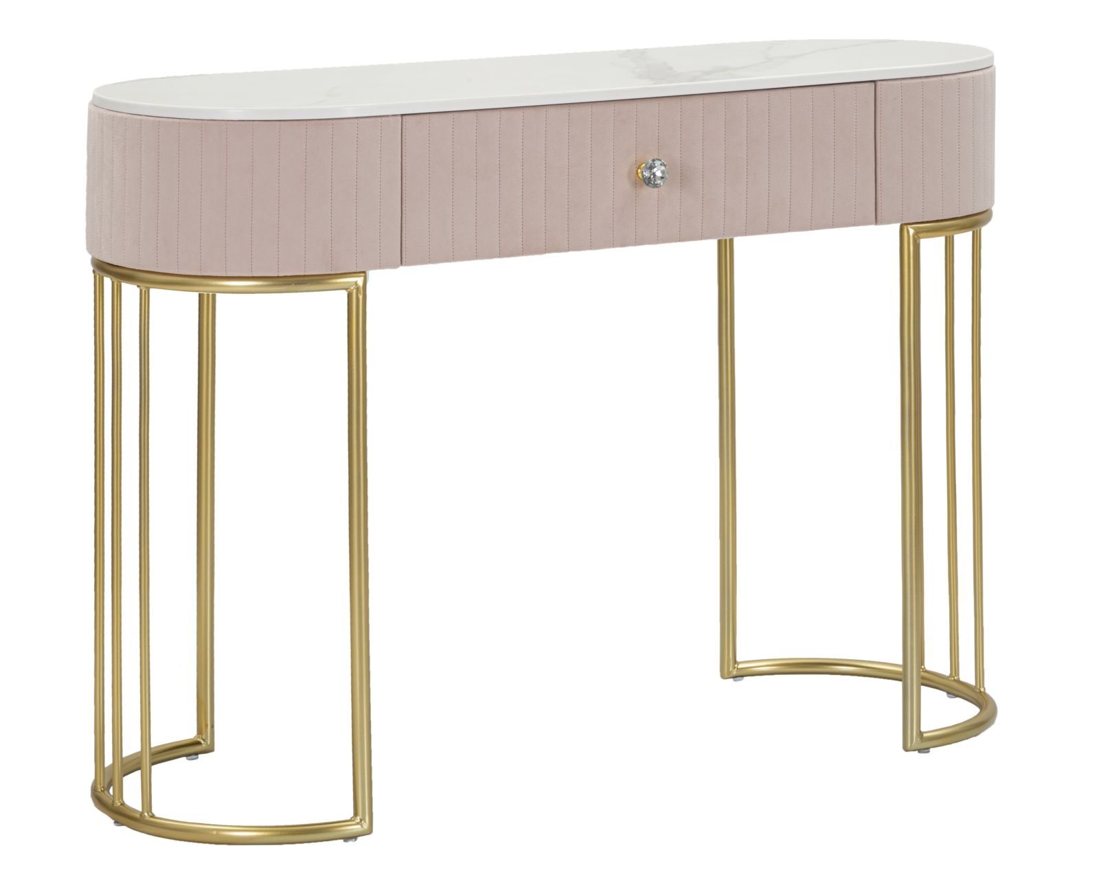 Roze Console Montpellier van Mauro Ferretti – Compacte Sidetabel met Stijlvolle Charme