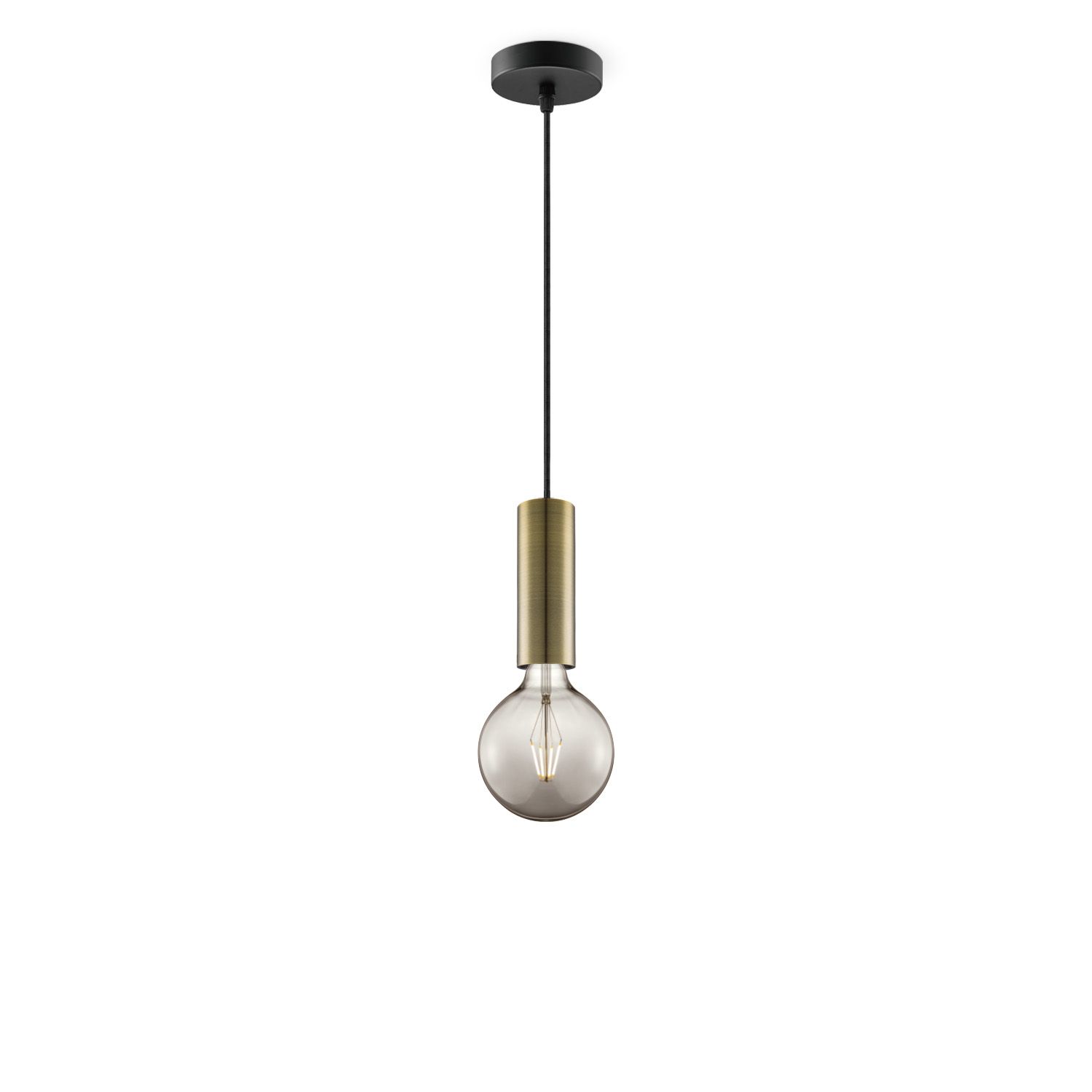 Saga Hanglamp – Bronz & Smoke, Moderne LED Pendellamp voor elke ruimte