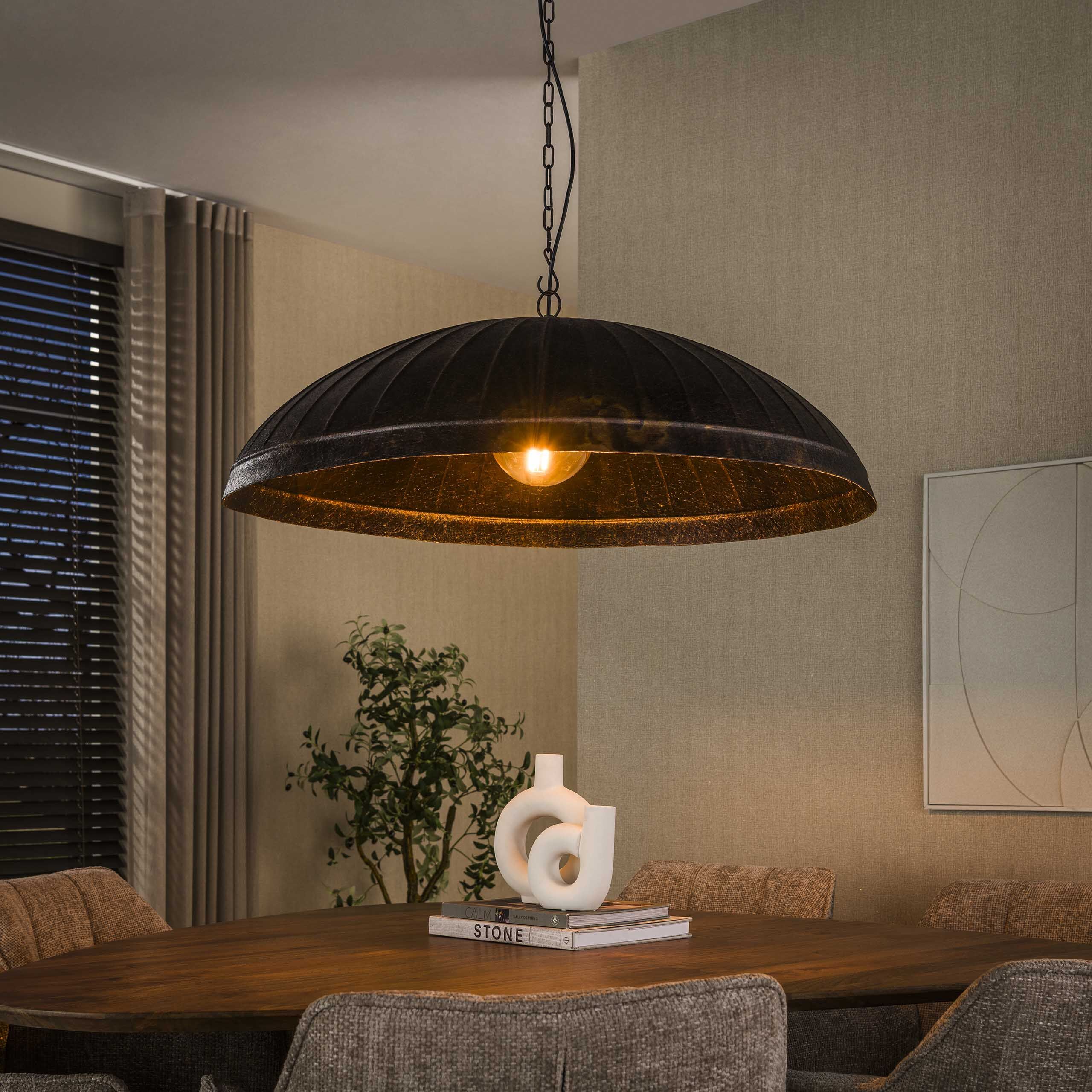Salena Hanglamp Ø90 cm – Warme Smoked Brown sfeer van LifestyleFurn