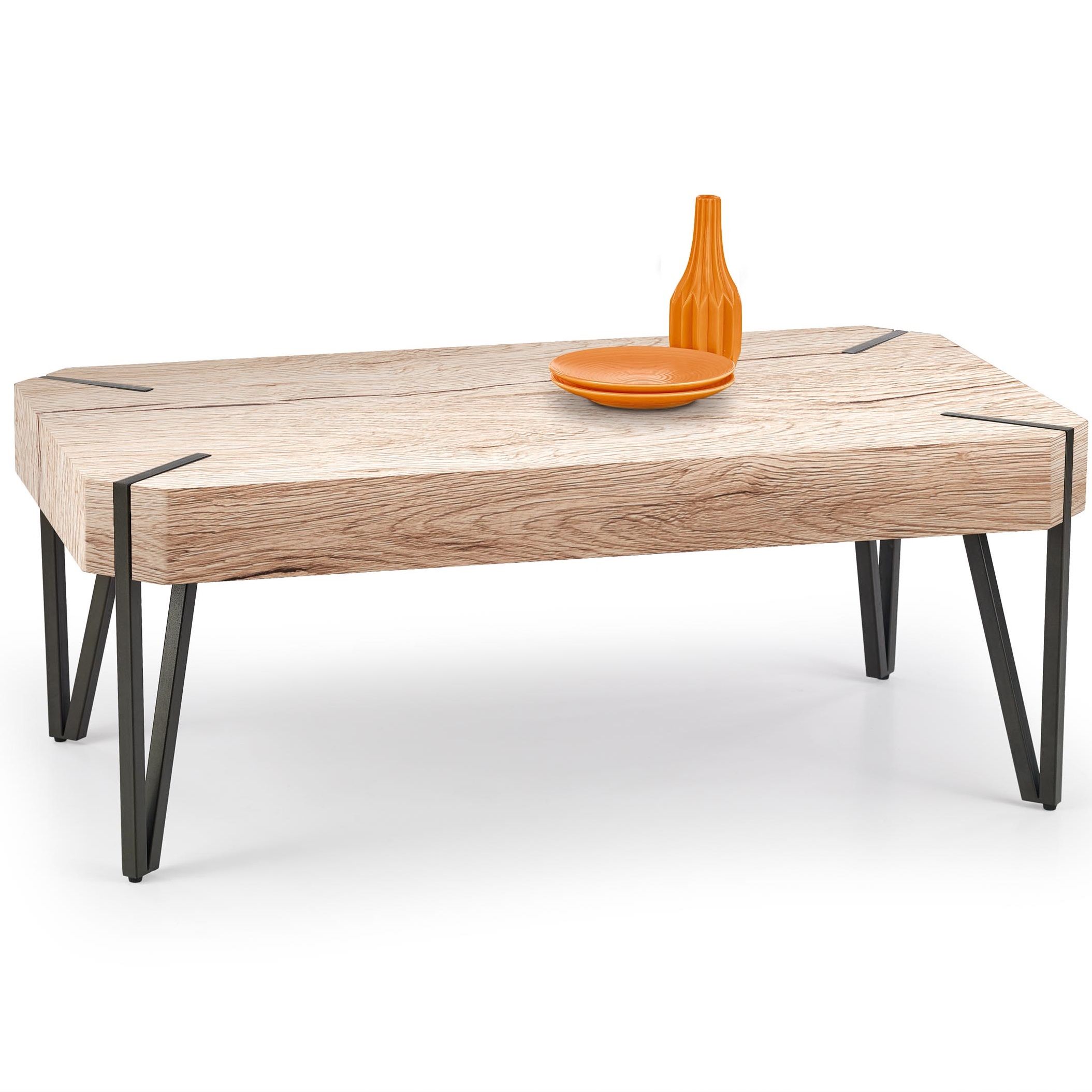Salontafel Emily – Strakke Sanremo eiken look, 110 cm breed