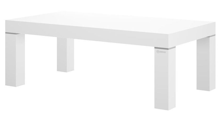 Salontafel PR – Strakke hoogglans witte tafel 120 cm