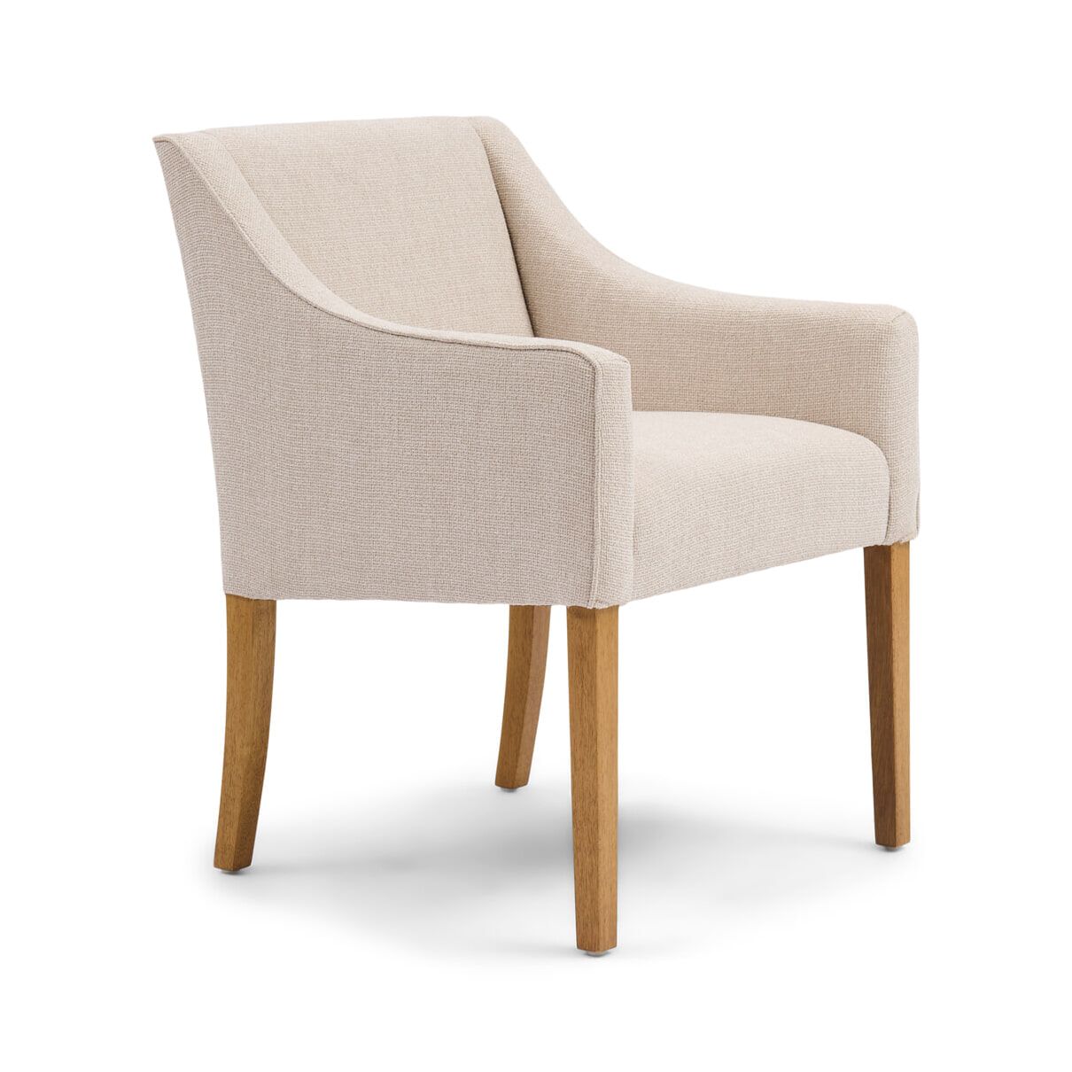 Savile Row Chenille Eetkamerstoel – Glossy Flax van Rivièra Maison